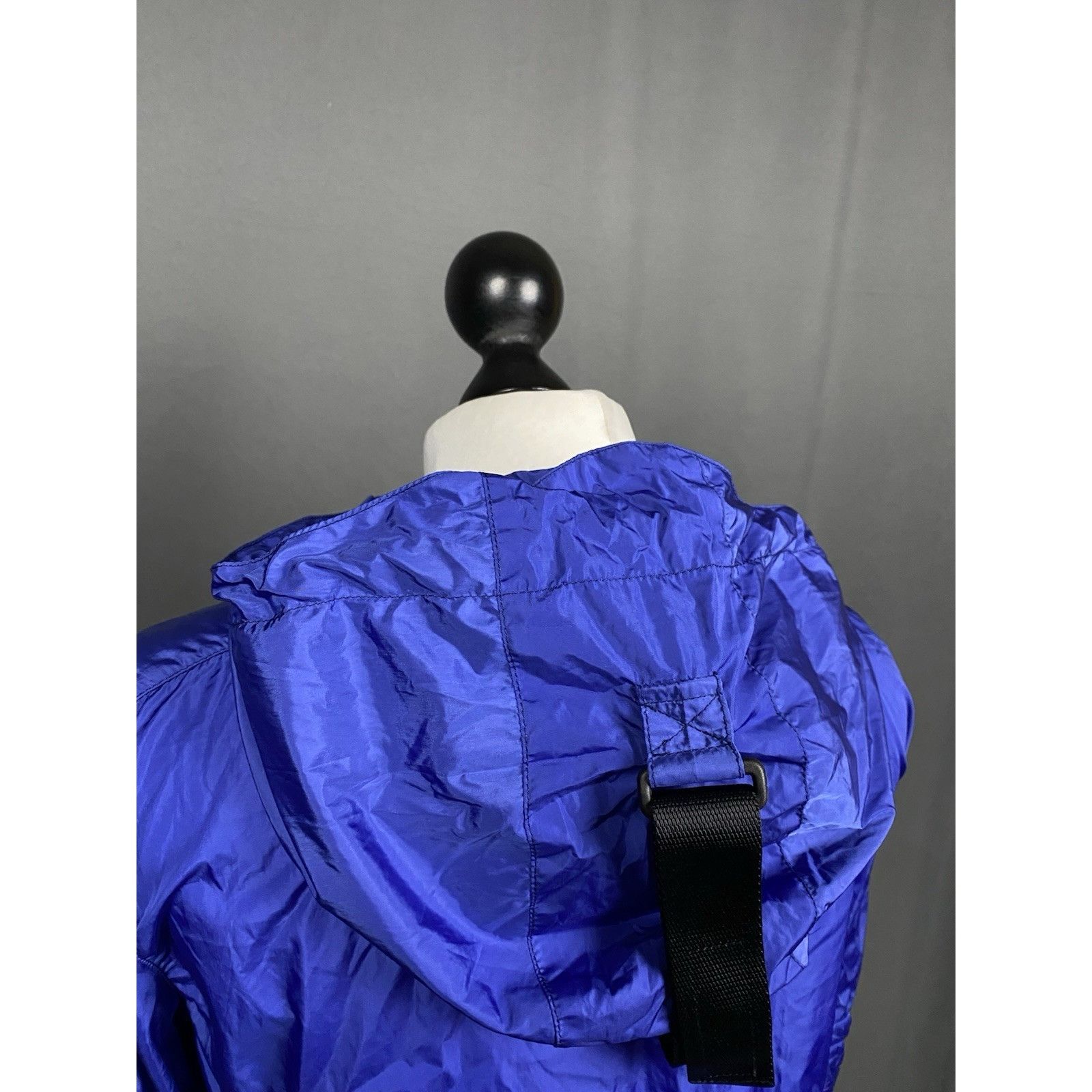 Prada Prada Nylon Lightweight Red Tab Women's Blue Windbreaker Jac Size M / US 6-8 / IT 42-44 - 9 Thumbnail