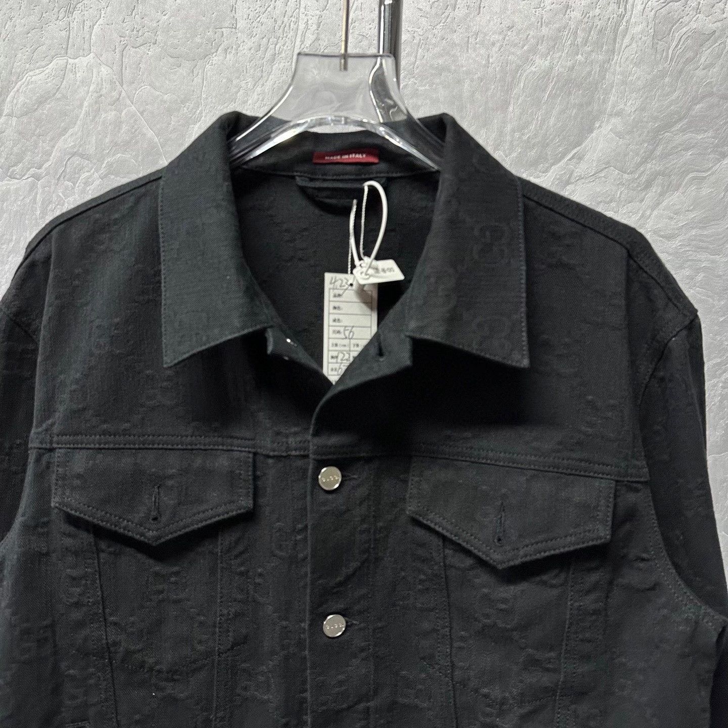 Gucci Gucci Jacquard All-Over Print Denim Jacket Size US XL / EU 56 / 4 - 2 Thumbnail