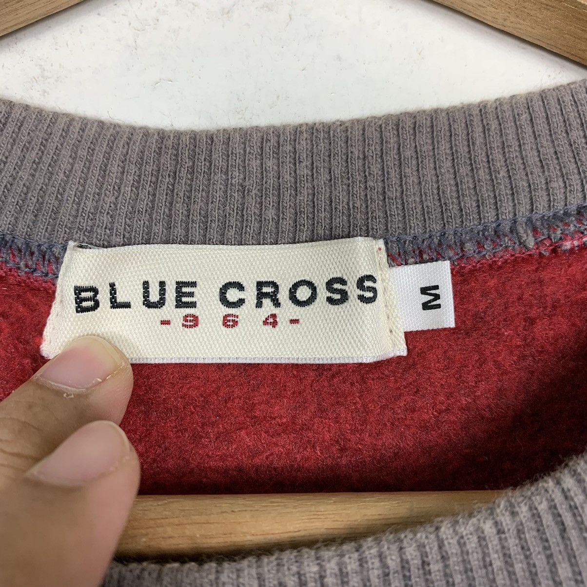 Japanese Brand Skate Crew Blue Cross Sweatshirt Size US M / EU 48-50 / 2 - 11 Thumbnail
