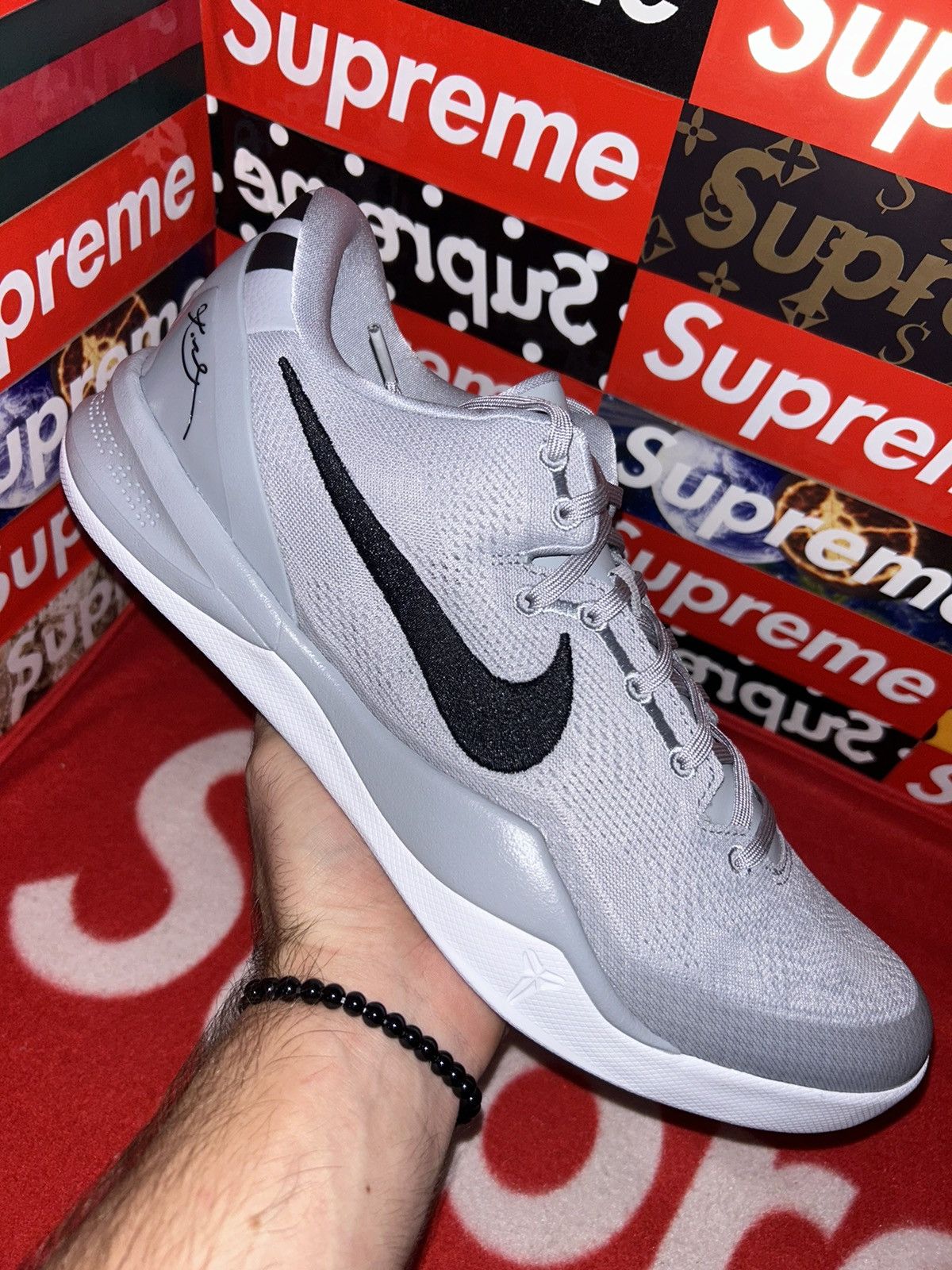 Nike Nike Kobe 8 Protro TB Wolf Grey Black HM6469-001 size 13 NEW Size US 13 / EU 46 - 8 Thumbnail