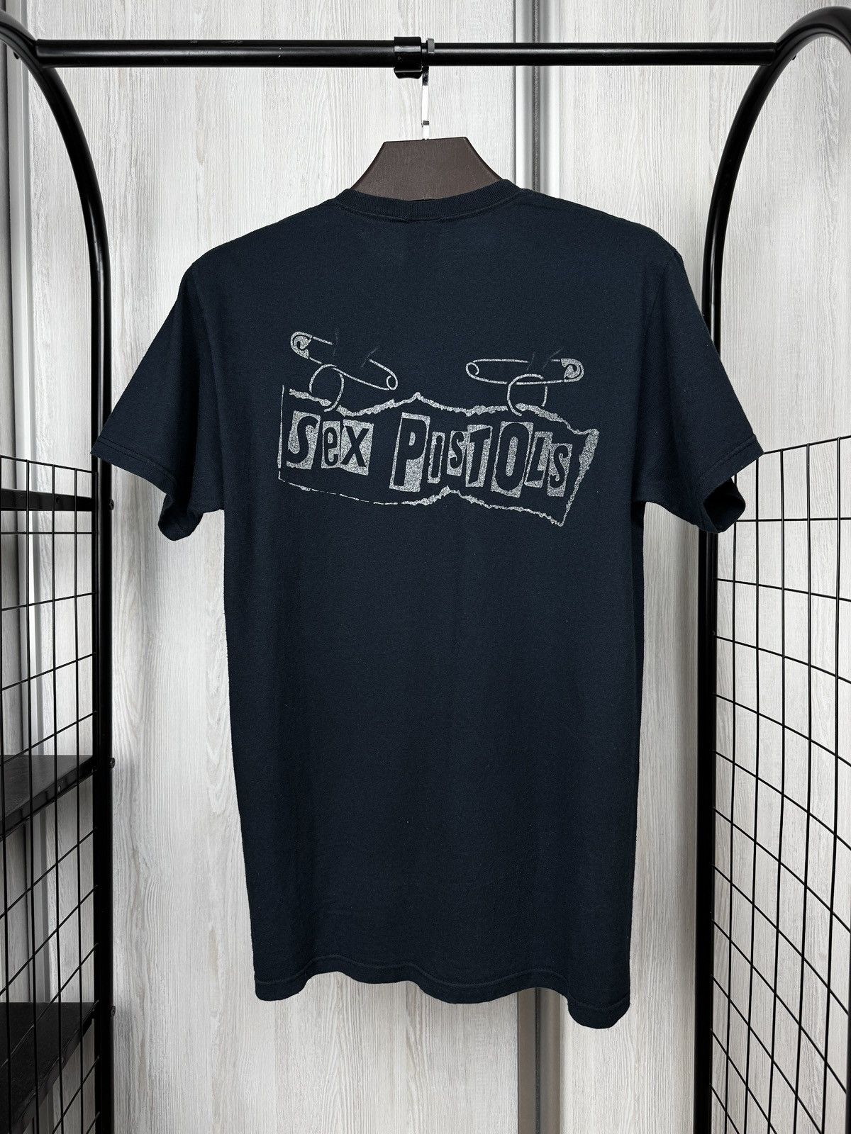 Fruit Of The Loom Vintage 90s 00s Sex Pistols Anarchy Punks Not Dead UK tee Size US M / EU 48-50 / 2 - 7 Thumbnail