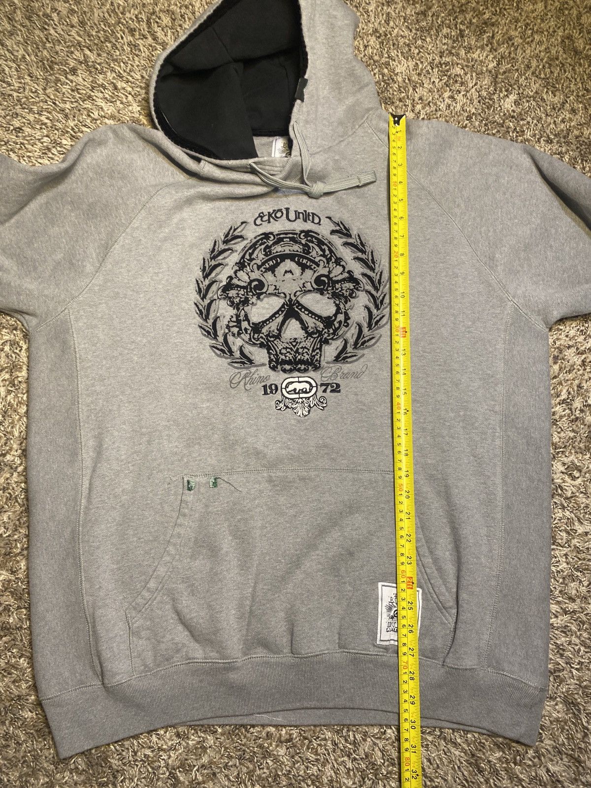Ecko Unltd. × Vintage Ecko Unlimited skull hoodie Size US XL / EU 56 / 4 - 4 Thumbnail