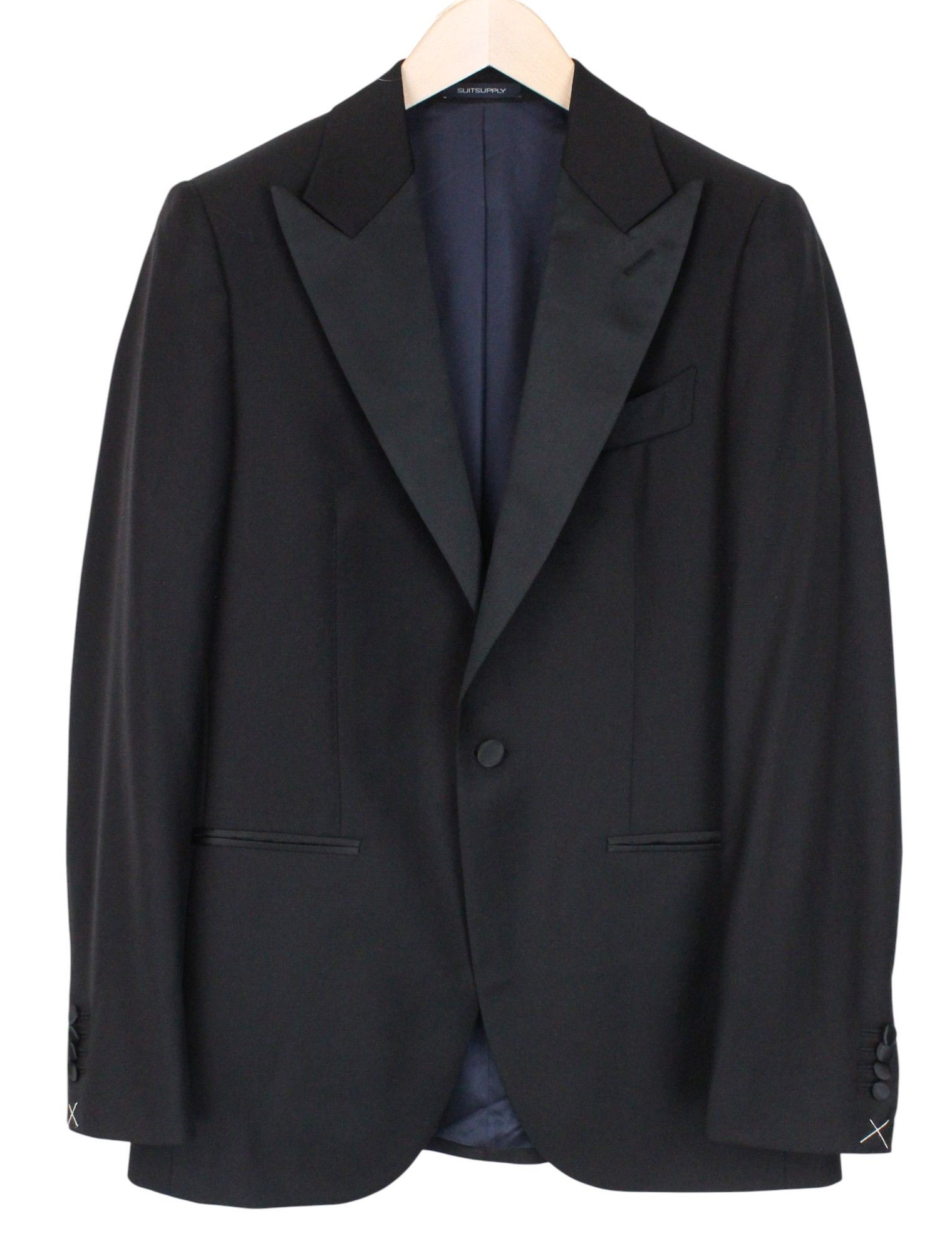 Suitsupply LA SPALLA UK36R Navy Wool 3 Piece Suit 67392 Size 36R - 2 Thumbnail
