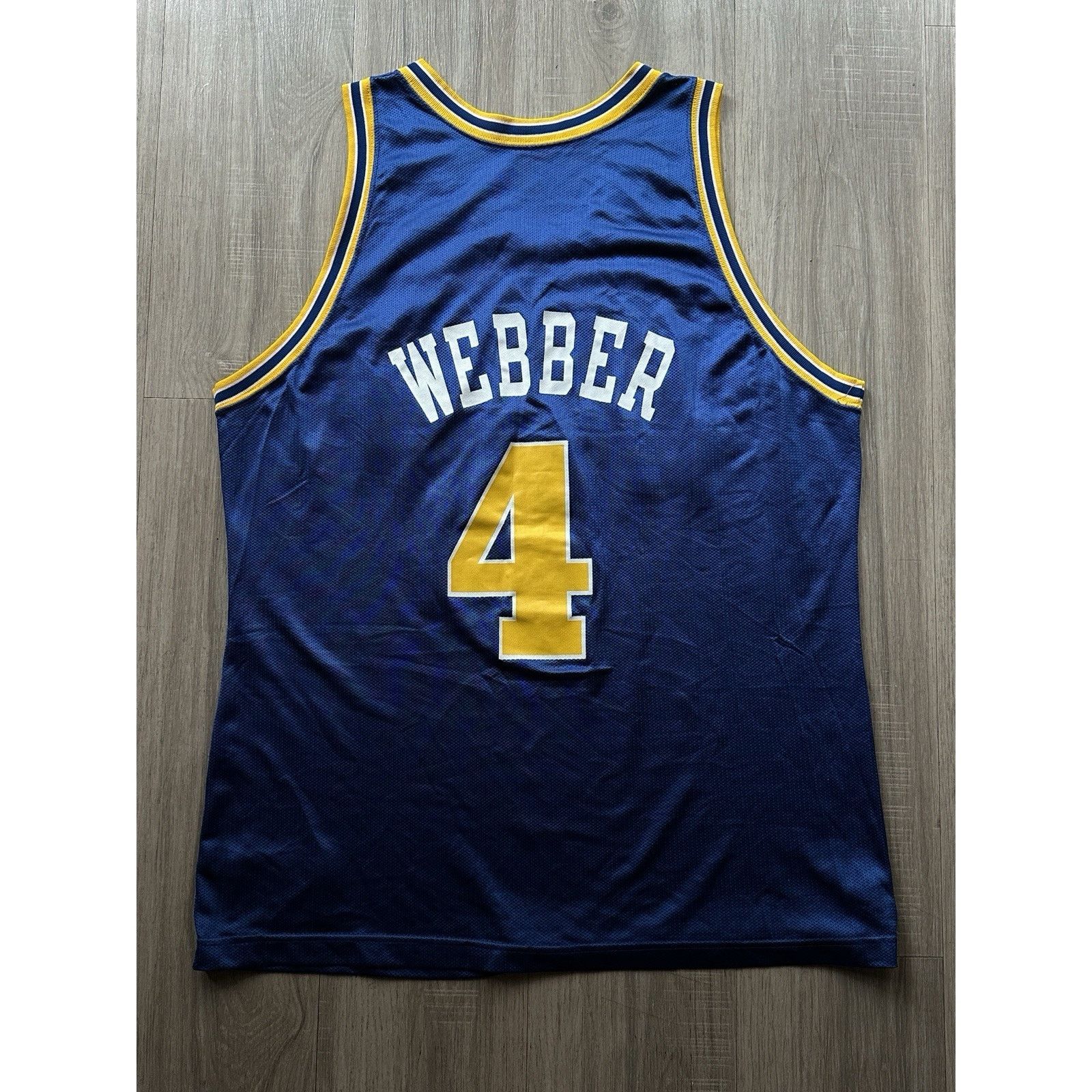 Champion Vintage NBA Champion Chris Webber GSW Jersey Size 48 XL Size US XL / EU 56 / 4 - 2 Thumbnail