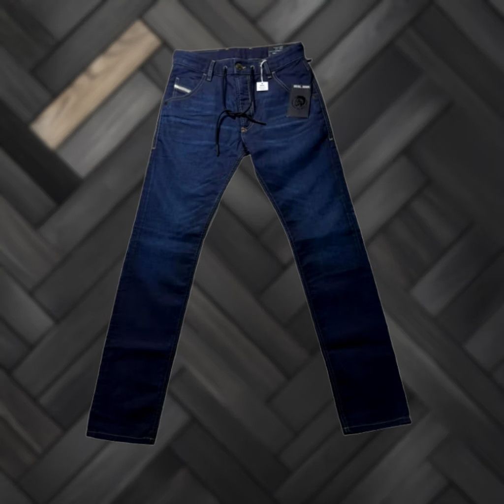 Diesel Diesel Krooley Jogg Jeans Men Blue Tapered Slim Fit Stretch Denim Drawstring 28 in | Jeans | Diesel Krooley | Men Size US 28 / EU 44 - 1 Thumbnail
