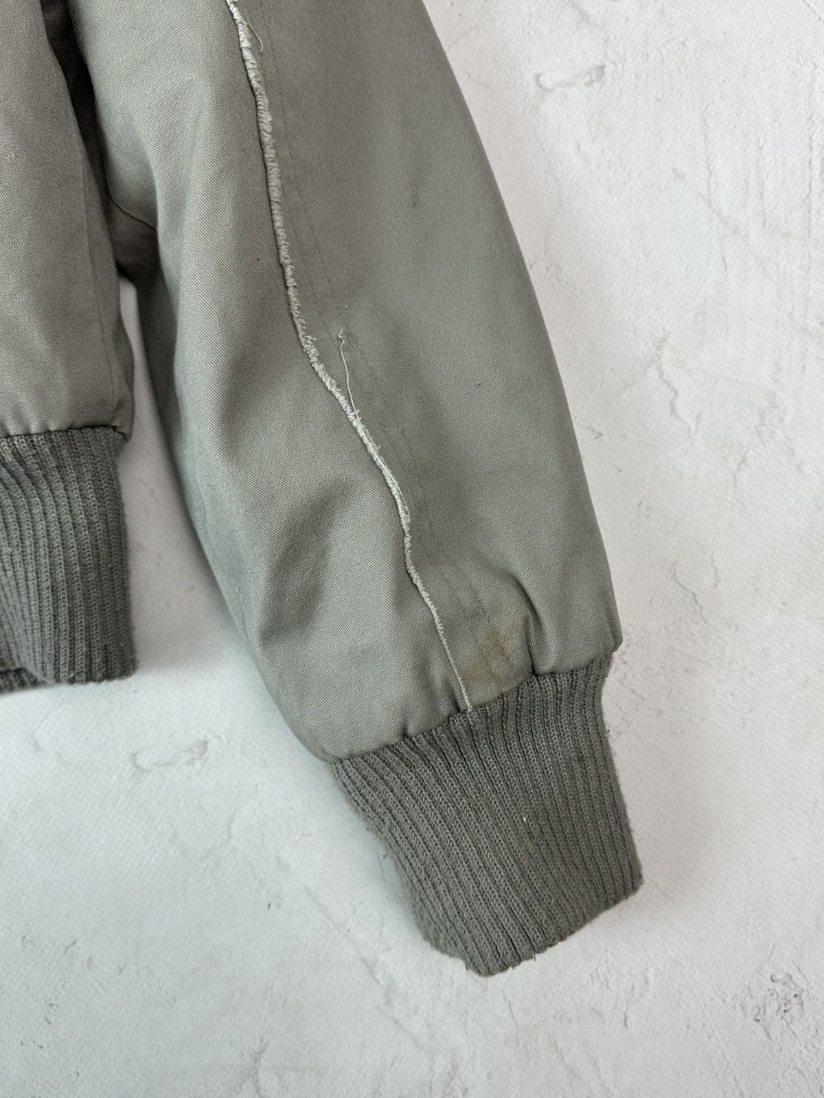 Vintage Vintage Grey Distressed Buttons Faux Fur Hooded Jacket Size M / US 6-8 / IT 42-44 - 12 Thumbnail