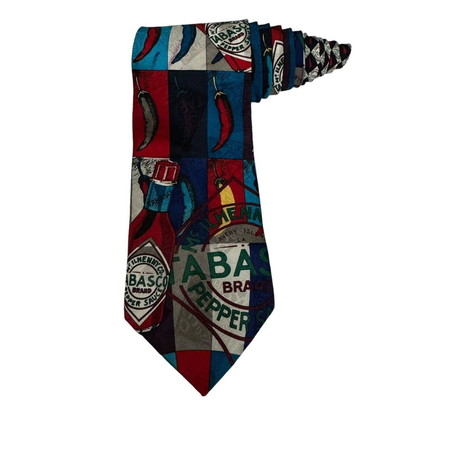 Tabasco Tabasco Sauce Gallery Collection Cayenne Peppers Necktie Size ONE SIZE - 1 Thumbnail