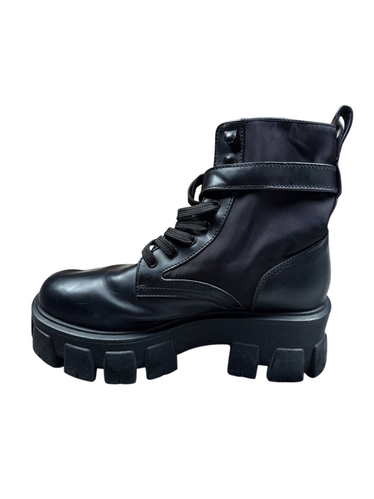 Prada Prada Combat Boots Black Pouch Size 36 Size US 6 / IT 36 - 7 Thumbnail