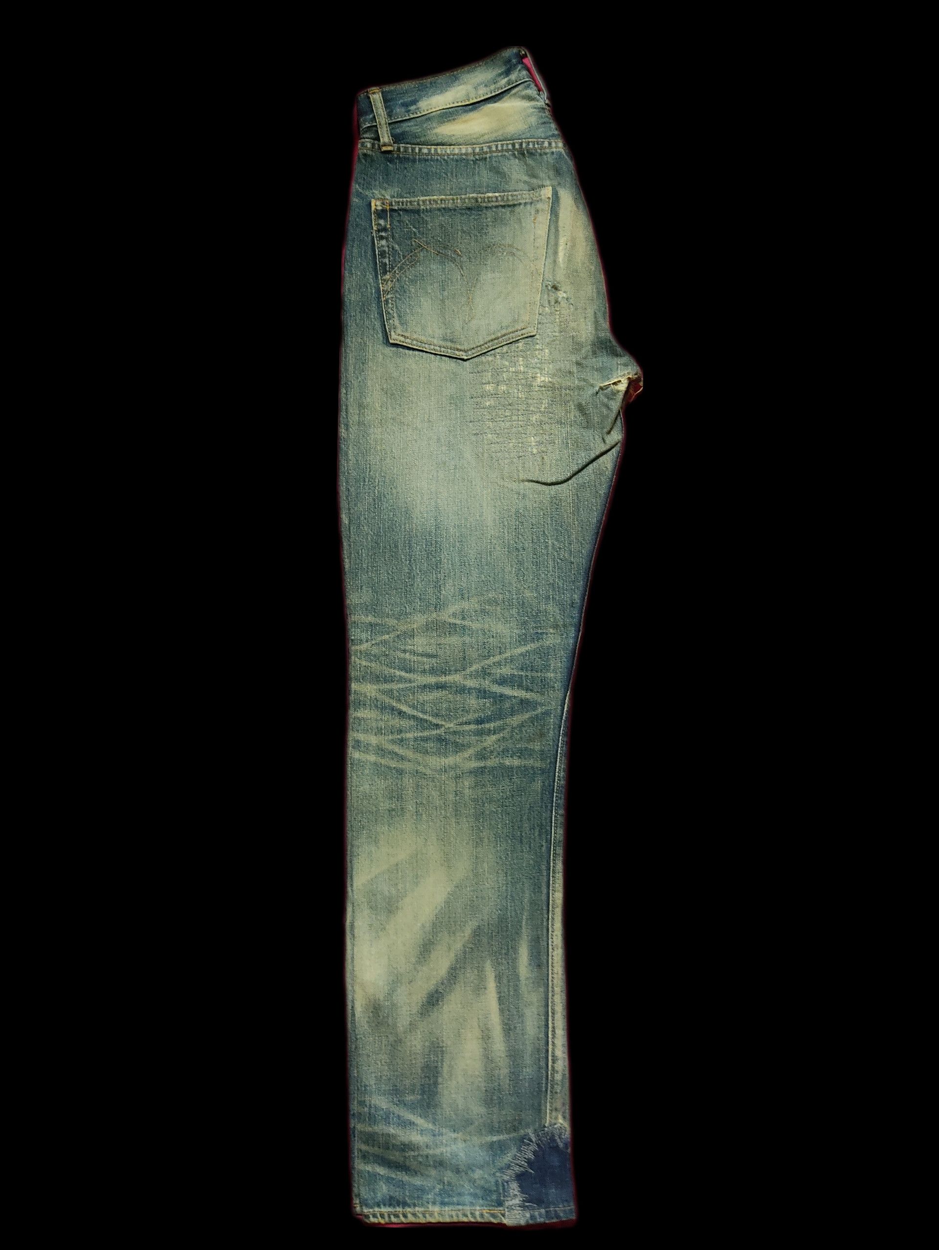 Sugar Cane × Toyo Enterprises Vintage Sugar Cane & co Jeans distress Single Digit Size US 28 / EU 44 - 4 Thumbnail