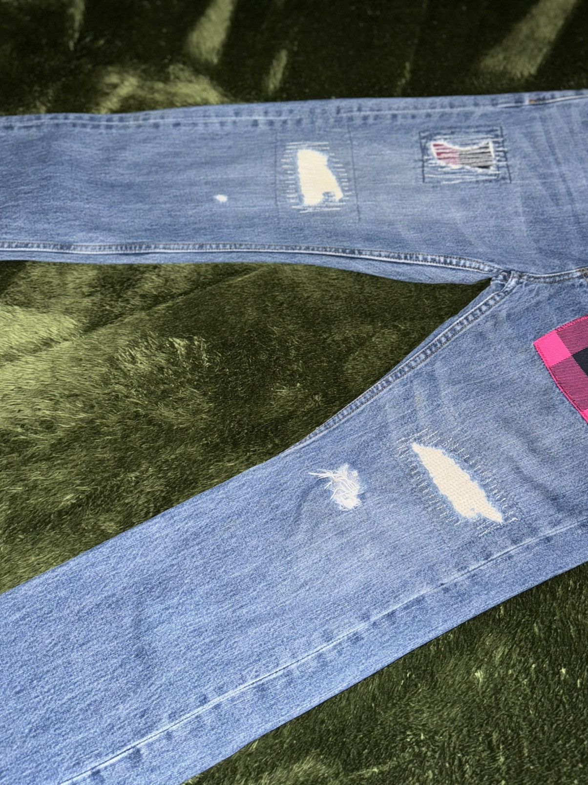 Tommy Hilfiger [M] Tommy Hilfiger japan repair detail washed denim pants Size US 34 / EU 50 - 8 Thumbnail