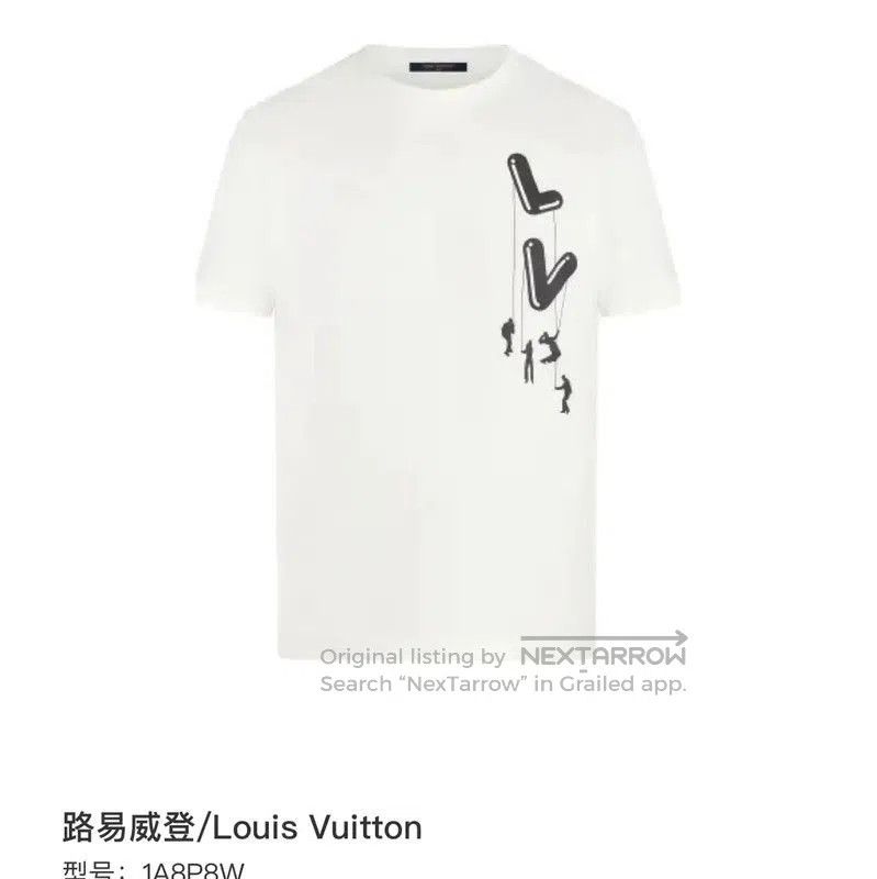 Louis Vuitton Louis Vuitton White XL Men's T-Shirt . Size US XL / EU 56 / 4 - 6 Thumbnail