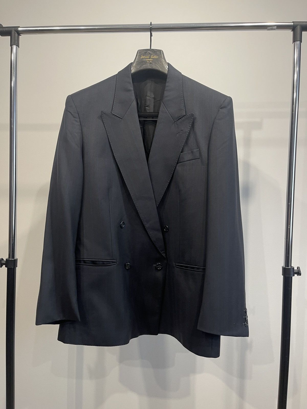 Vintage 🔥Vintage double-breasted blazer classic wool jacket turo 52 Size 42R - 1 Thumbnail