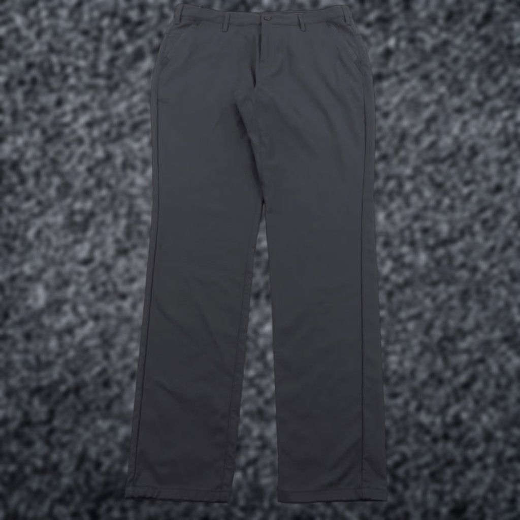 Vintage Jack Archer Pants Men 33x34 Jetsetter Deep Blue Navy Travel Slim Fit Chinos Flex Size US 33 - 1 Thumbnail