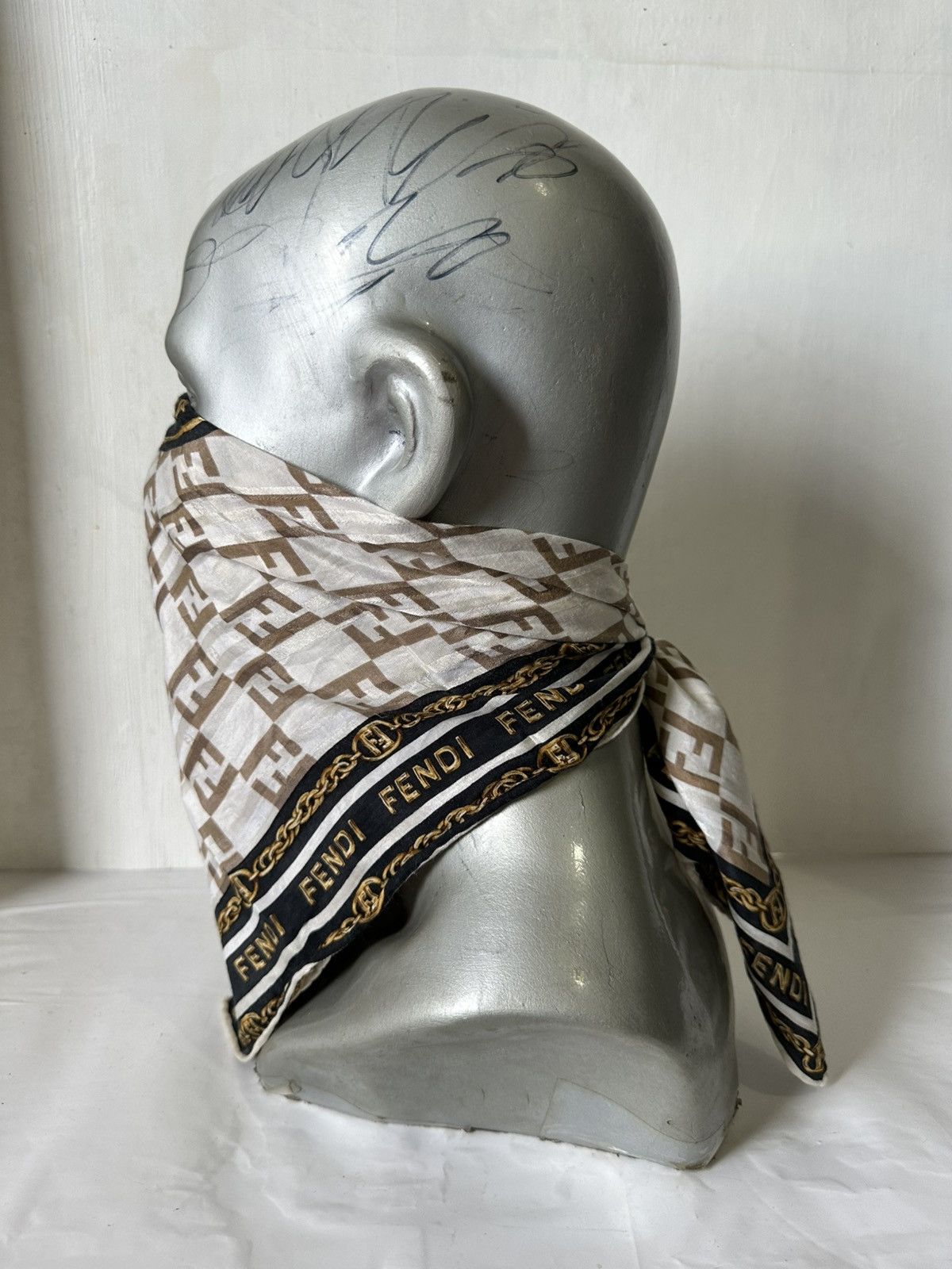 Vintage Vintage Fendi Handkerchief/ Neckerchief/ Bandana Size ONE SIZE - 4 Thumbnail