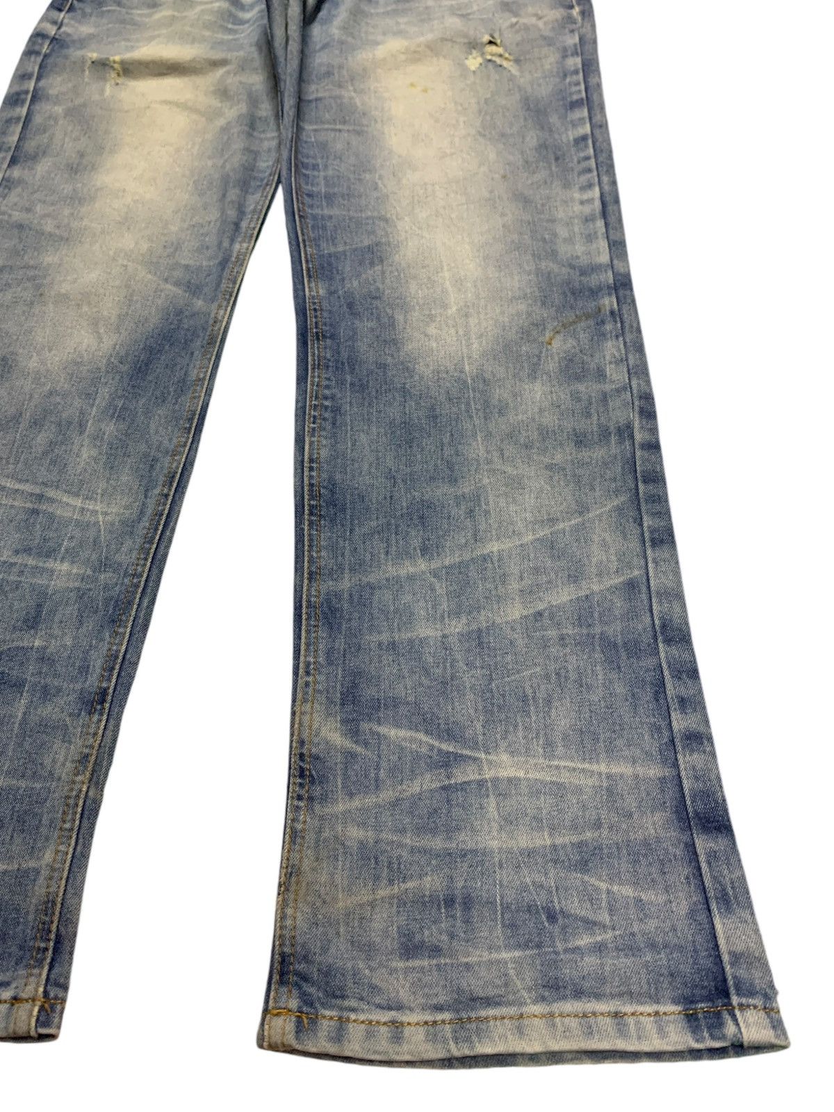 In The Attic × Japanese Brand Vintage Japanese In The Attic Bleached Distress Loose Jeans Size US 32 / EU 48 - 7 Thumbnail