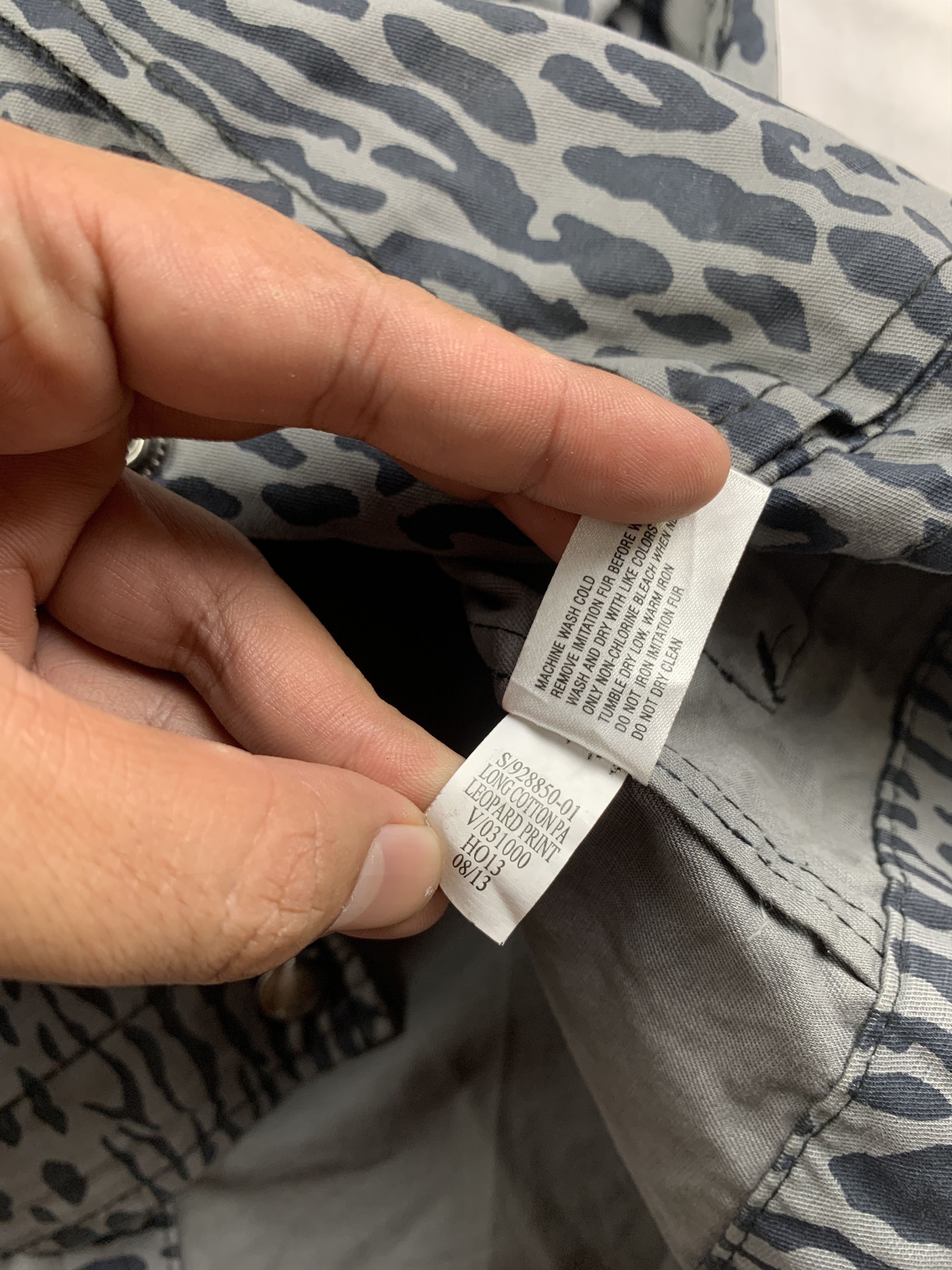Gap GAP Leopard Camo Fishtail Parka (S) Size US S / EU 44-46 / 1 - 10 Thumbnail