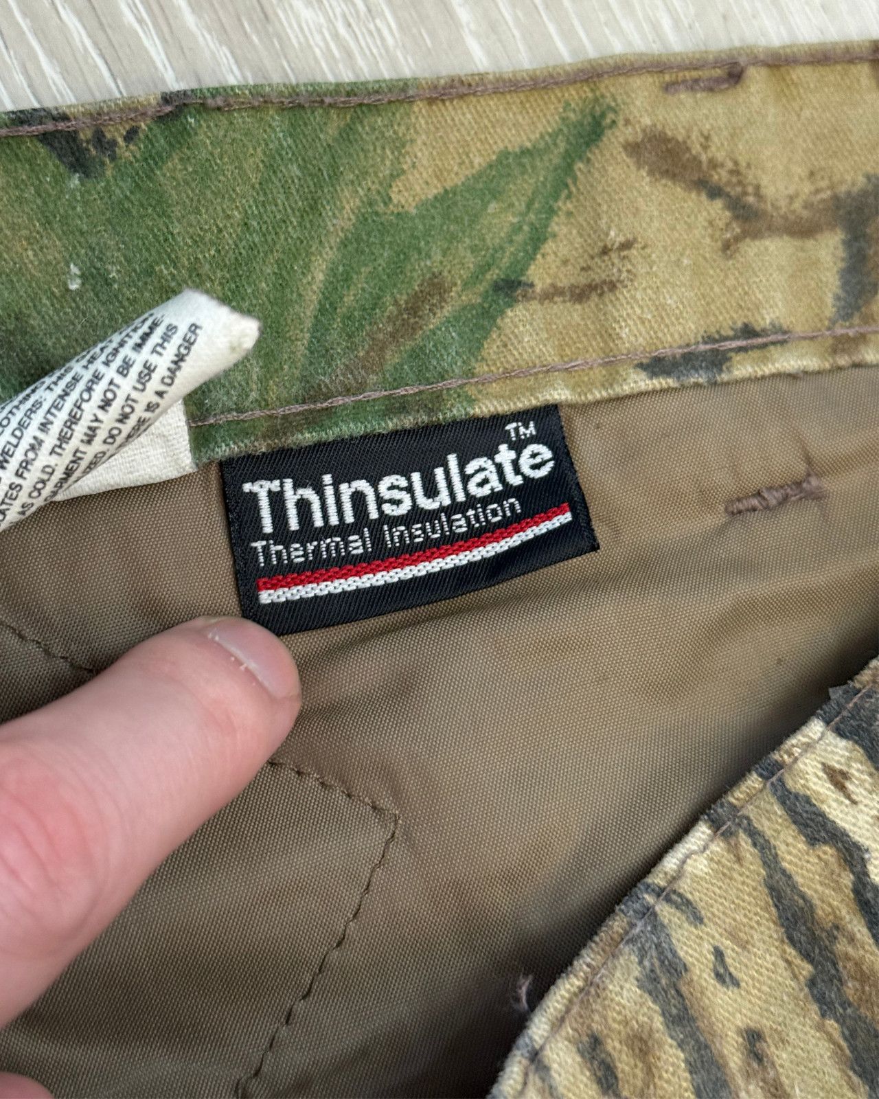 Realtree Vintage Duxbak RealTree Camo Thinsulate Wide-Leg Pants 40x31 Size US 40 / EU 56 - 11 Thumbnail
