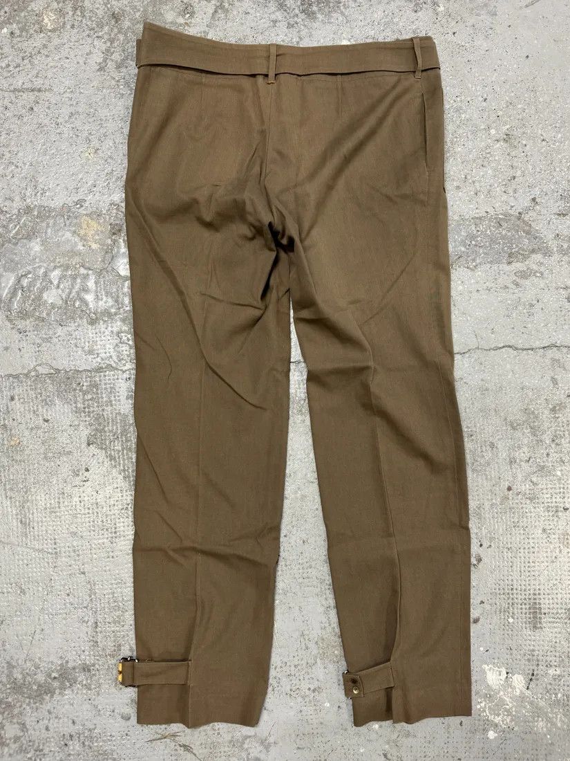 Gucci × Vintage SS2010 Gucci Bamboo Buckle Tailored Pants Size 28" / US 6 / IT 42 - 5 Thumbnail