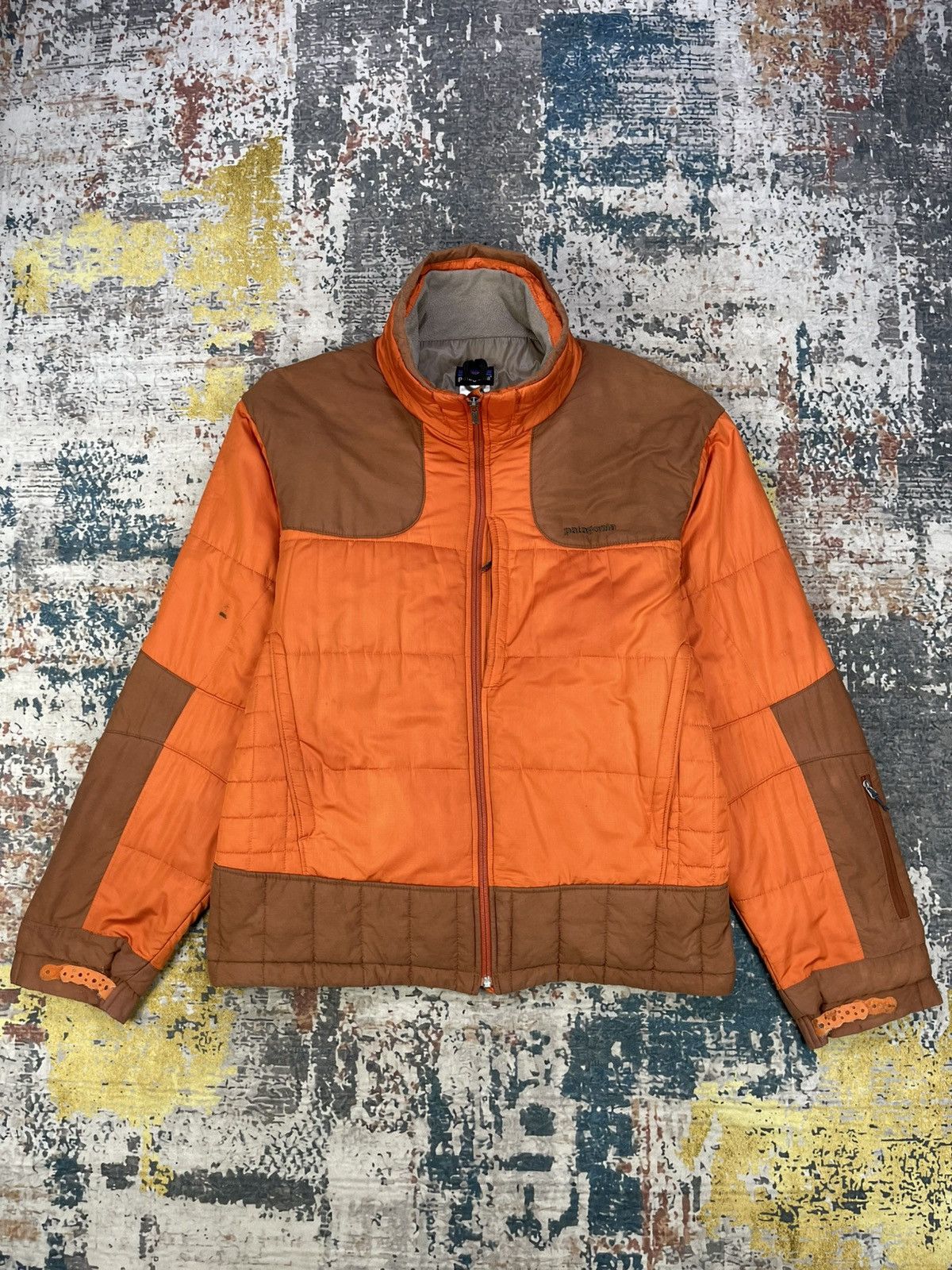 Vtg Patagonia Softshell Puff Rider Down Jacket