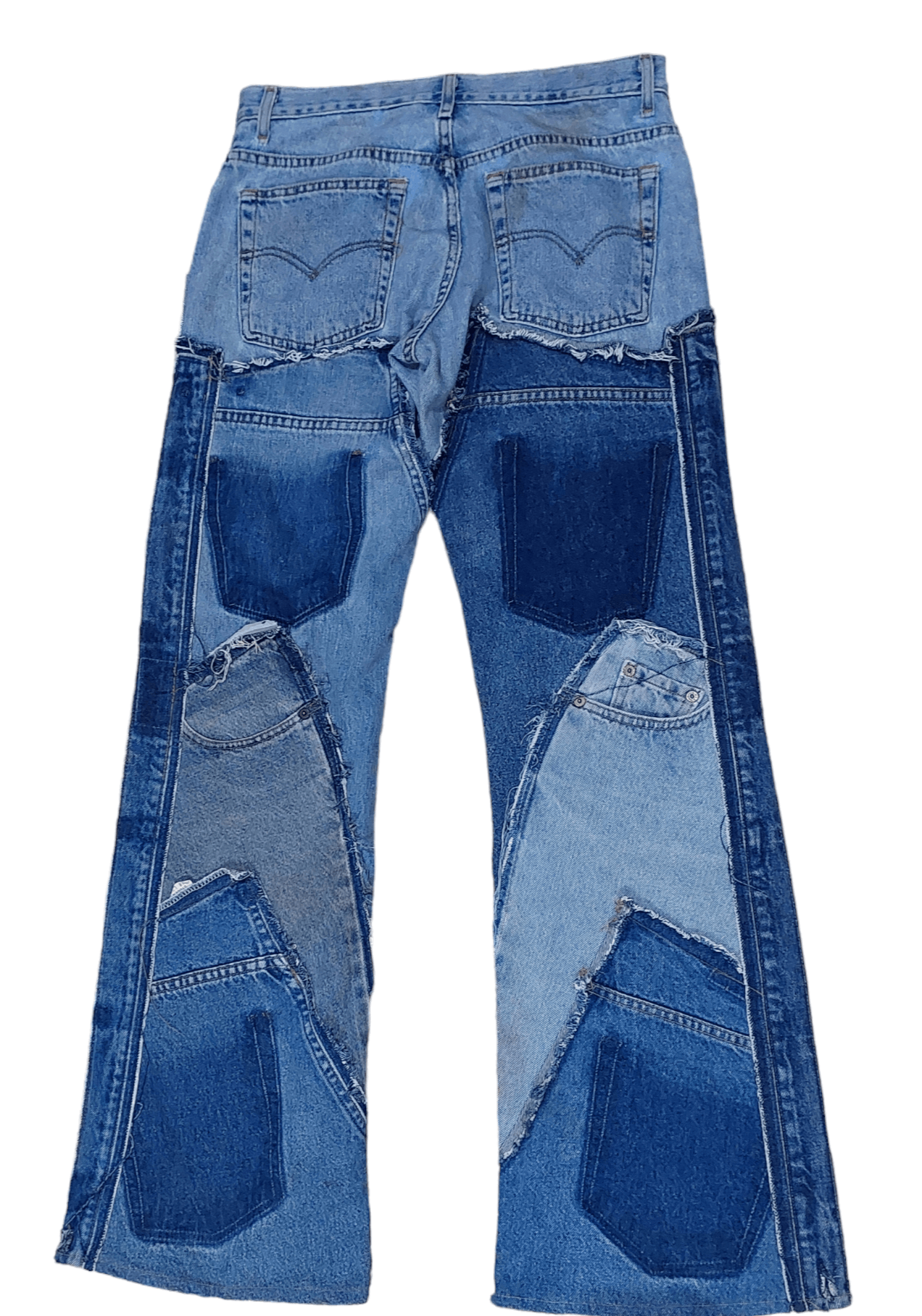 Levi's Vintage Clothing Levis custom Multi pocket Patchworks Jeans Size 31 Size US 31 - 2 Thumbnail