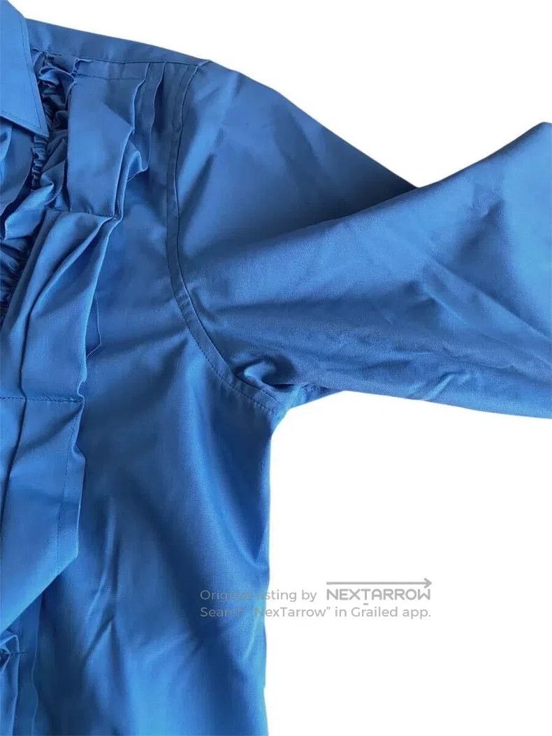 Comme des Garcons Comme Des Garcons Blue Folded Flower Shirt Size M / US 6-8 / IT 42-44 - 4 Thumbnail