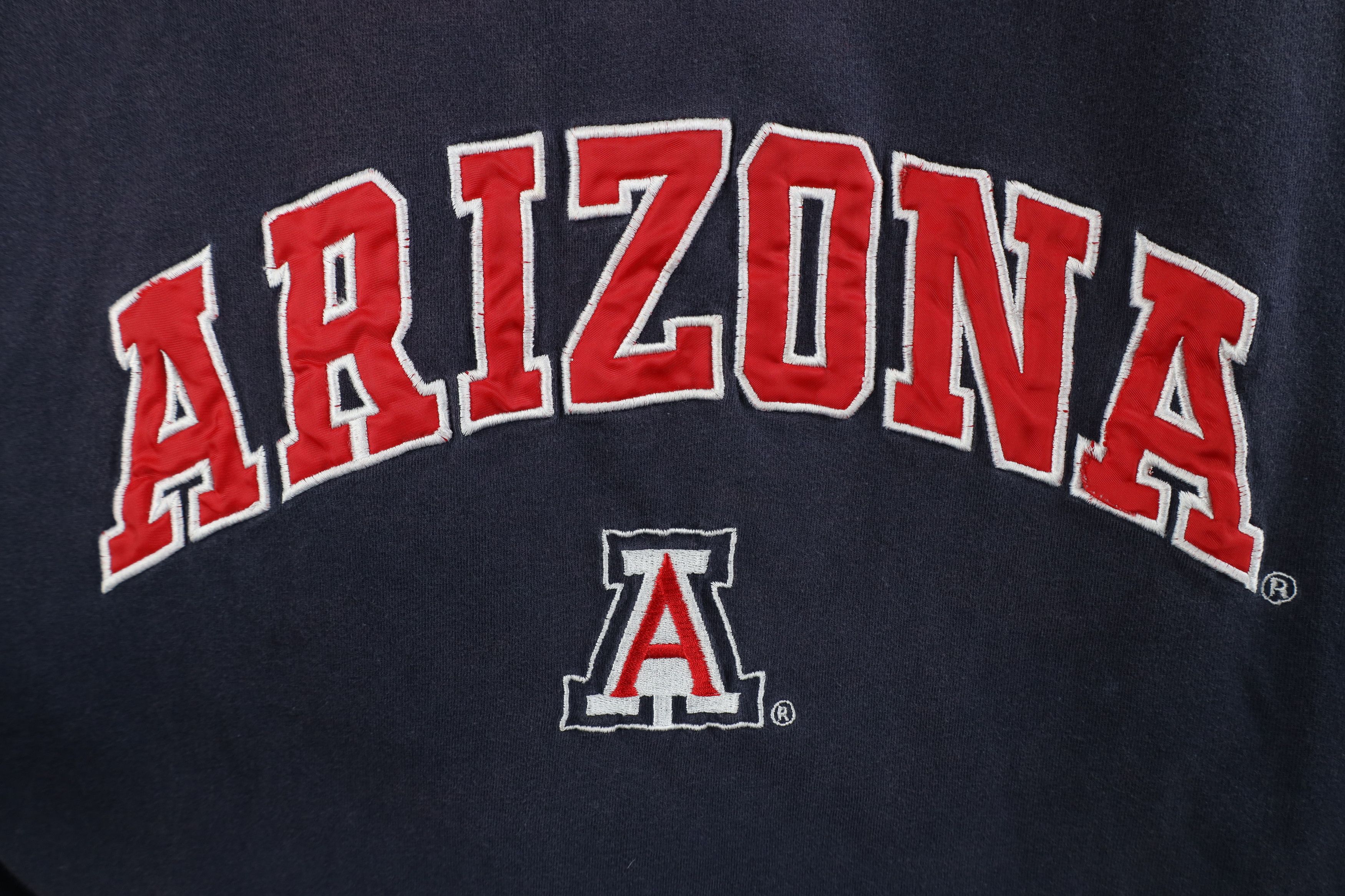 Vintage Vintage 90s Y2K Spell University of Arizona Ringer T-Shirt Size US XL / EU 56 / 4 - 6 Thumbnail