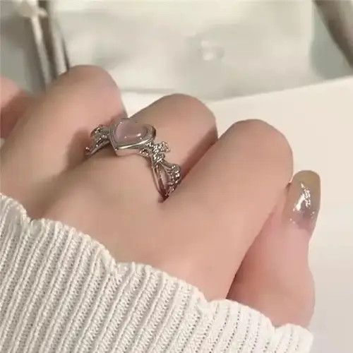 Other Love Heart Adjustable Ring Size ONE SIZE - 4 Thumbnail