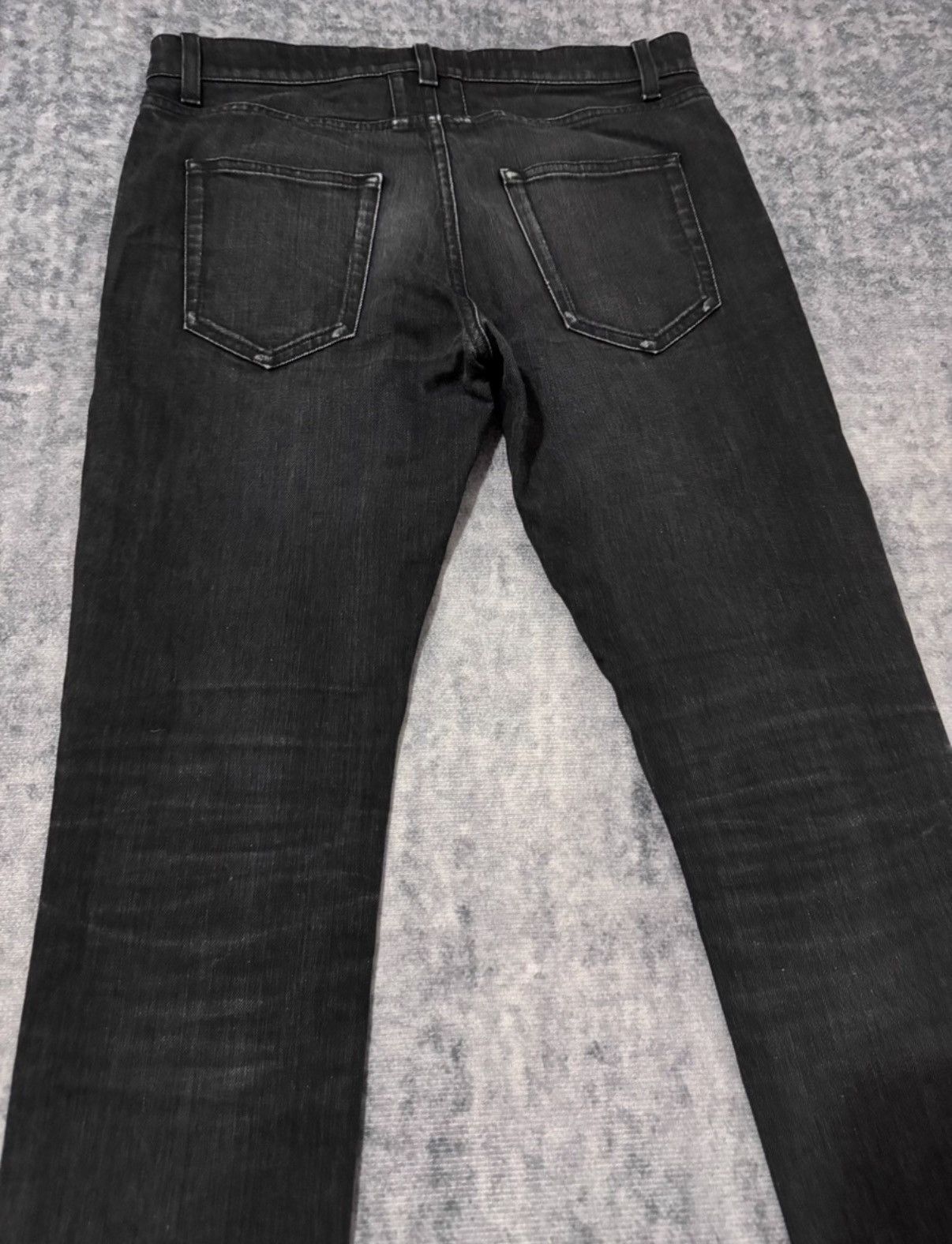Saint Laurent Paris Saint Laurent (SLP) 16FW Distressed Frayed Hem Denim Jeans Size US 31 - 4 Thumbnail