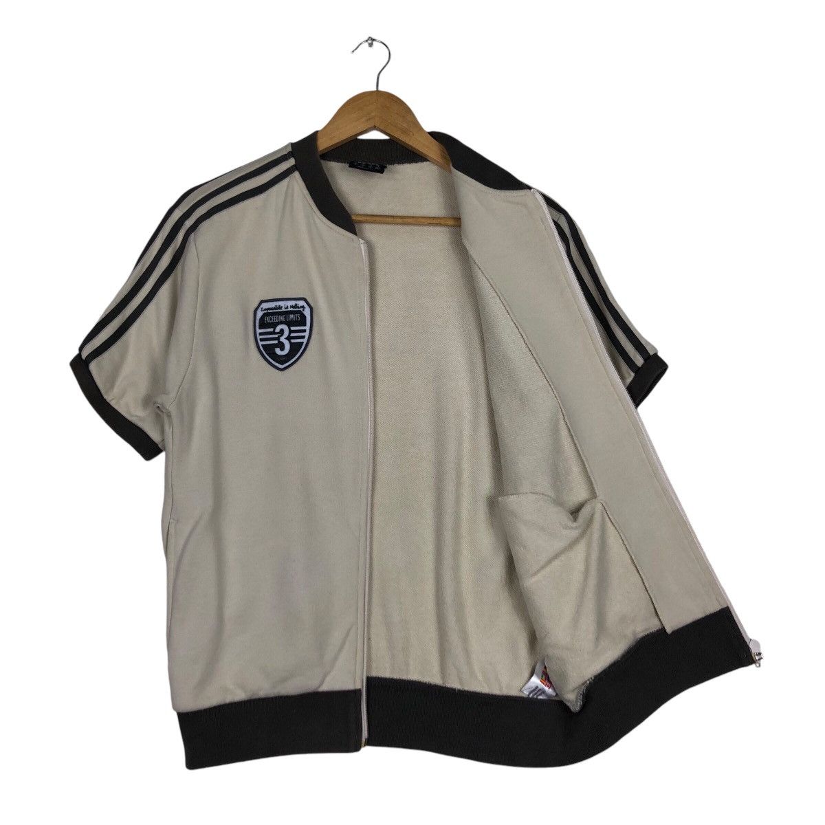 Adidas Adidas Vintage Sweater Jacket Short Sleeve Rare Size US XS / EU 42 / 0 - 9 Thumbnail