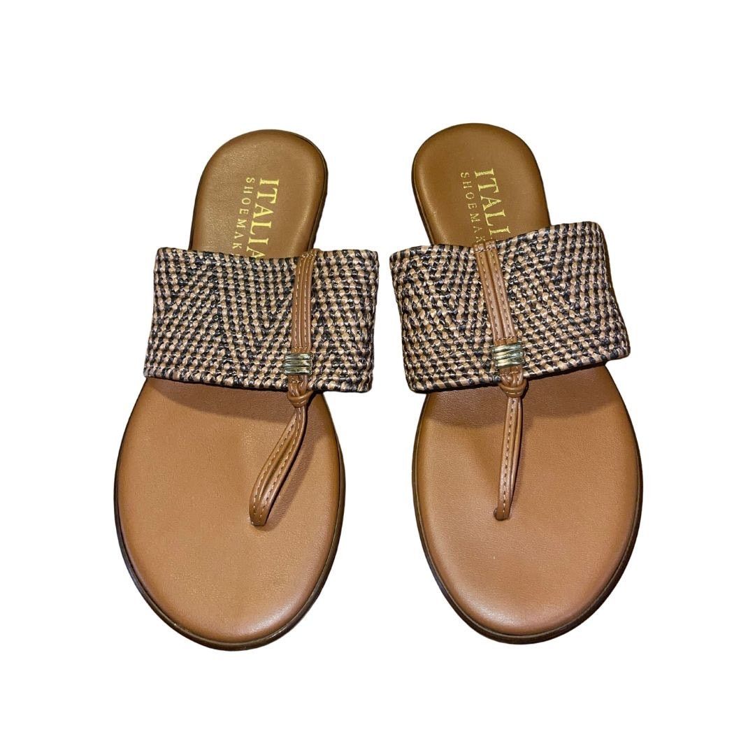 Other Italian Shoemaker Layna Thong Sandals Fabric T-Stap Slip-on Size US 6 / IT 36 - 1 Thumbnail