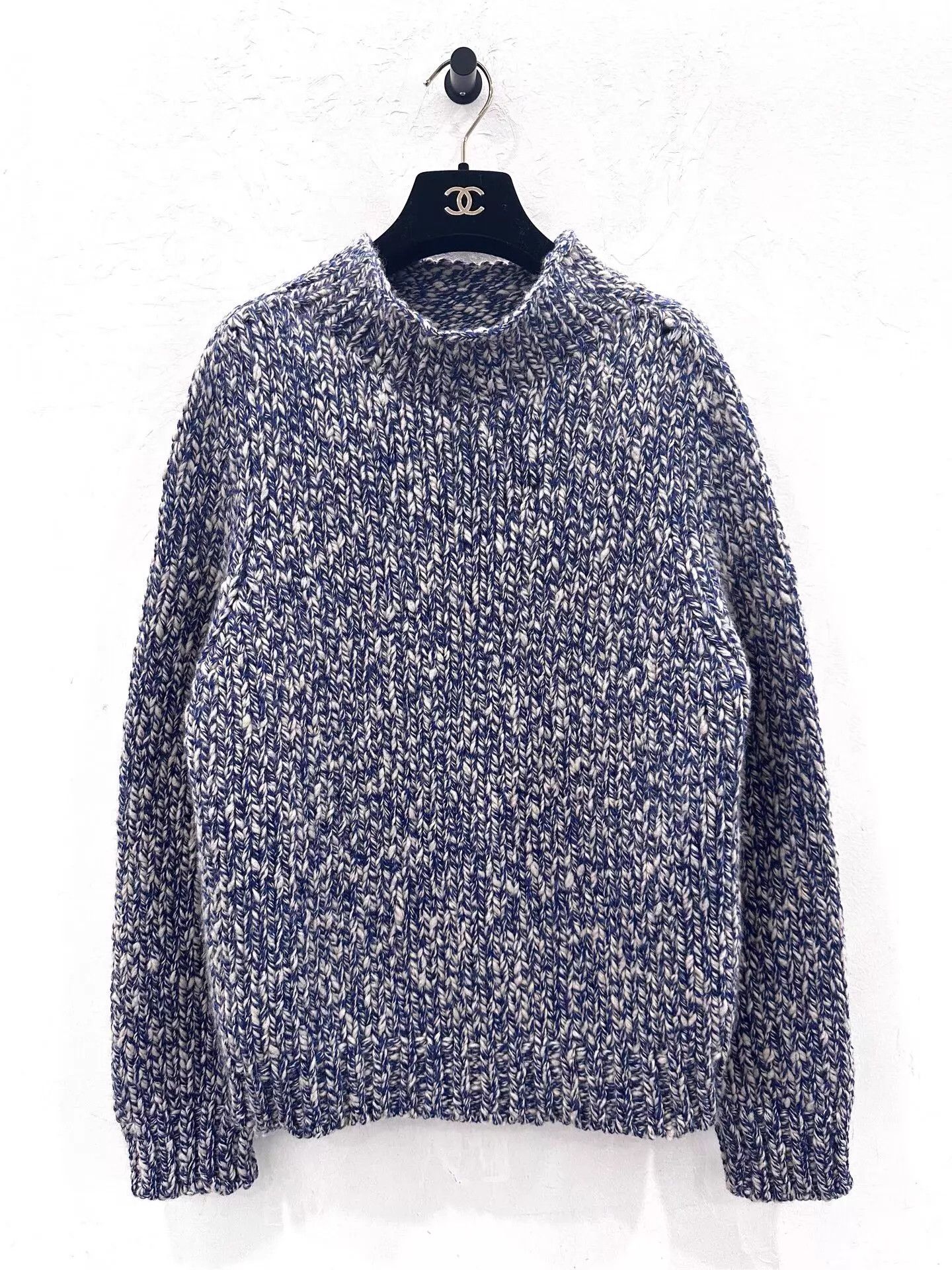 The Row The Row Womens B&W Tweed Cashmere Sweater XXS Size XXS / US 00 / IT 34 - 1 Thumbnail