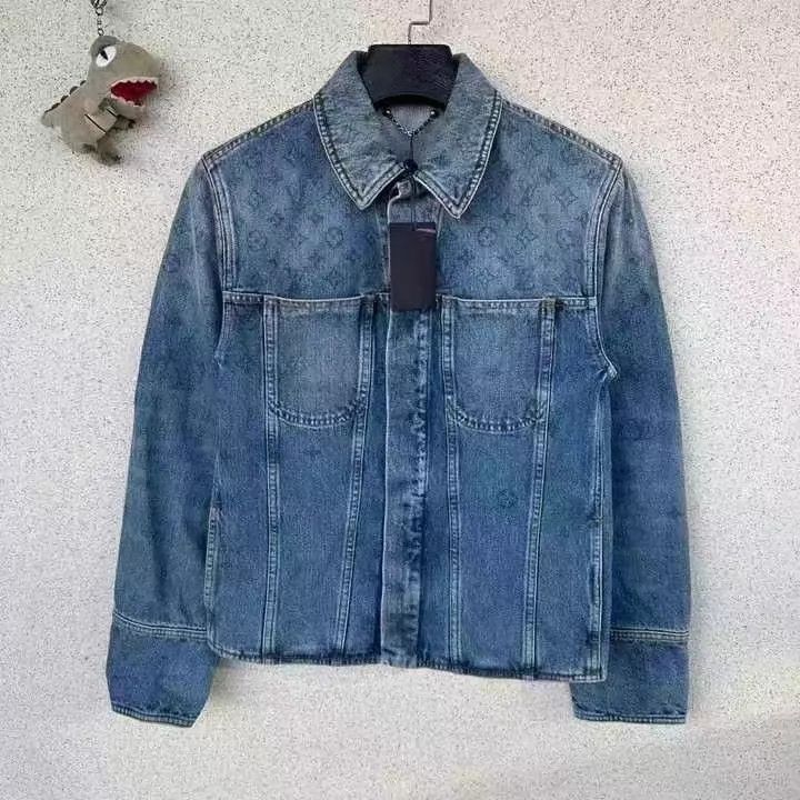 Louis Vuitton LV gradient Monogram all over denim jacket 44 Size US S / EU 44-46 / 1 - 1 Thumbnail