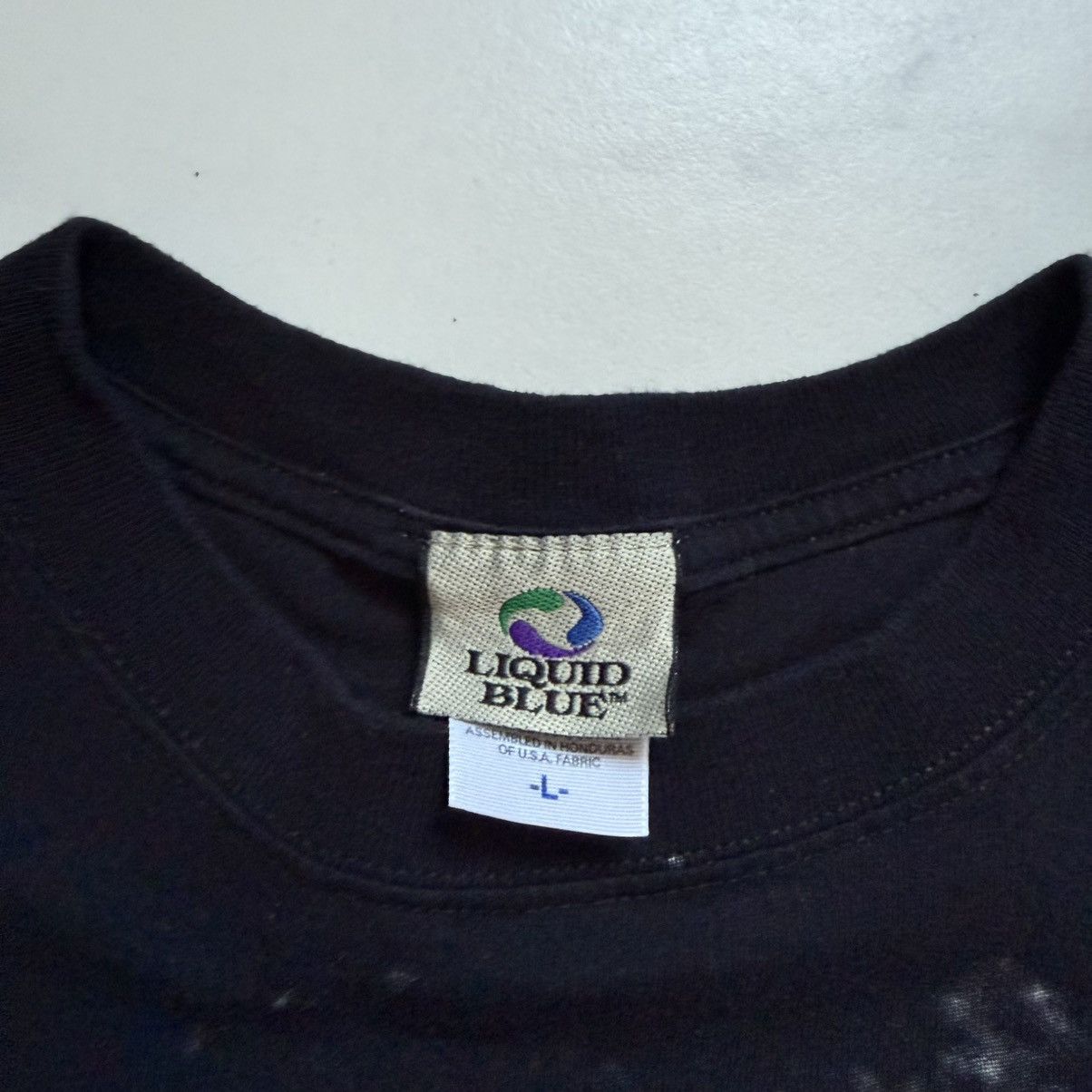 Liquid Blue Vintage Y2K Liquid Blue Slash Signature Tee Size US L / EU 52-54 / 3 - 6 Thumbnail