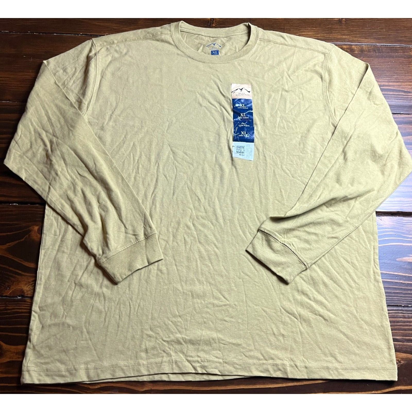 The Mountain Blue Mountain Shirt Men's XL Gold Long Sleeve NWT Size US XL / EU 56 / 4 - 2 Thumbnail