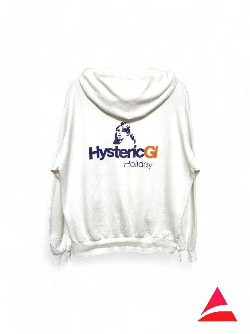 Hysteric Glamour Hysteric Glamour - L Zip Sweater White Hoodie Vintage Size US L / EU 52-54 / 3 - 1 Thumbnail