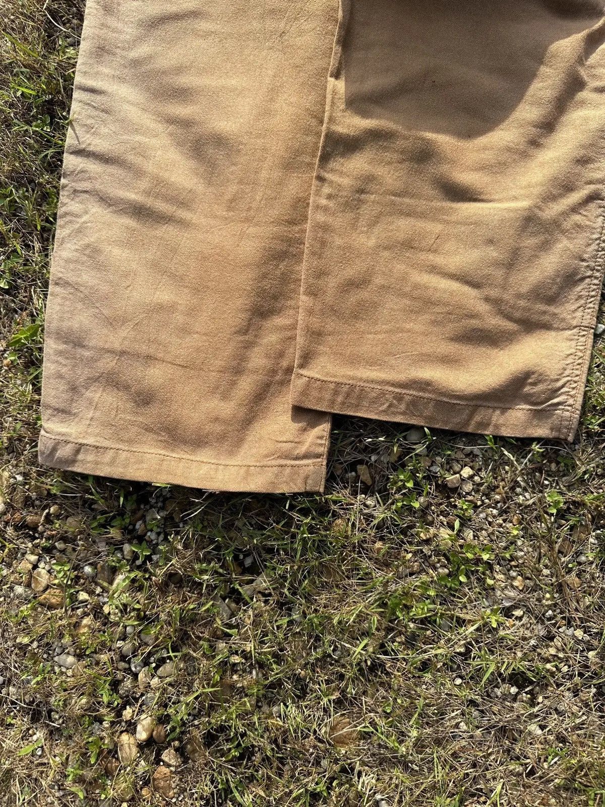 StraightFaded Vintage Double Knee YUL Japan Workwear Baggy Faded Pants Size US 29 - 11 Thumbnail