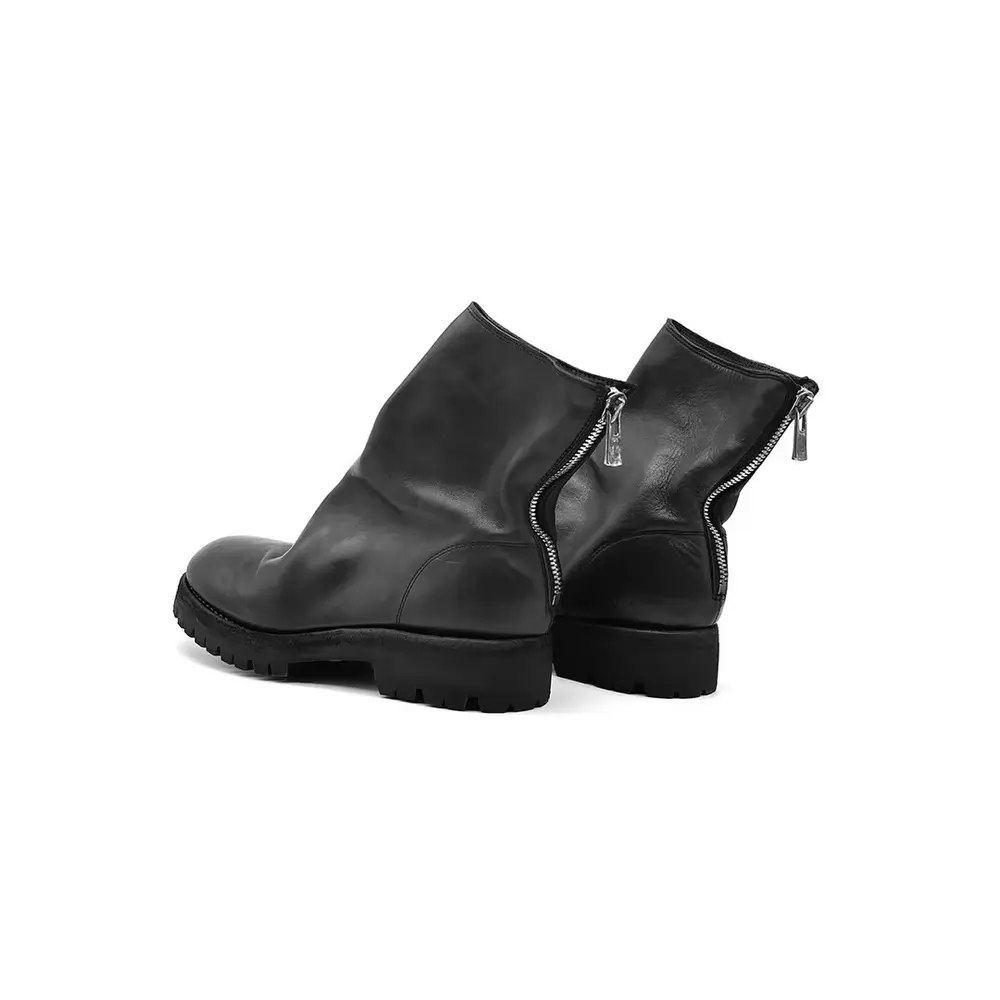 Guidi GUIDI 796V Horse Full Grain Back Zip Boots Size US 7 / EU 40 - 4 Thumbnail