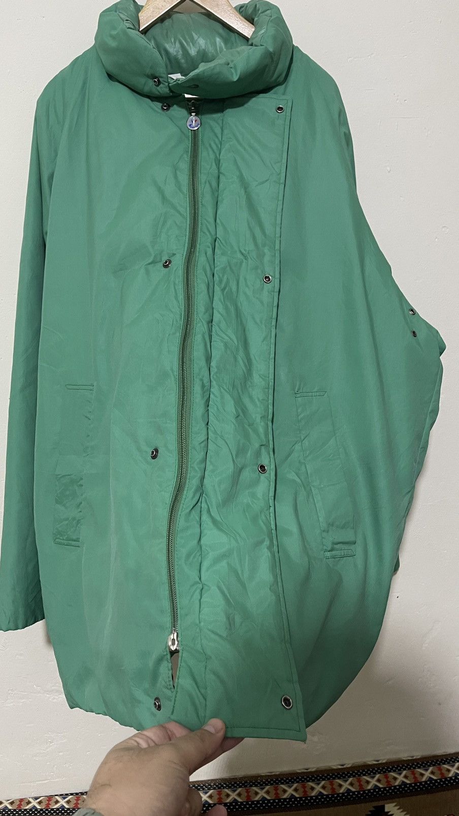 Moncler Grenoble Vintage Moncler Grenoble 80s Green Down Jacket Size US XL / EU 56 / 4 - 16 Thumbnail