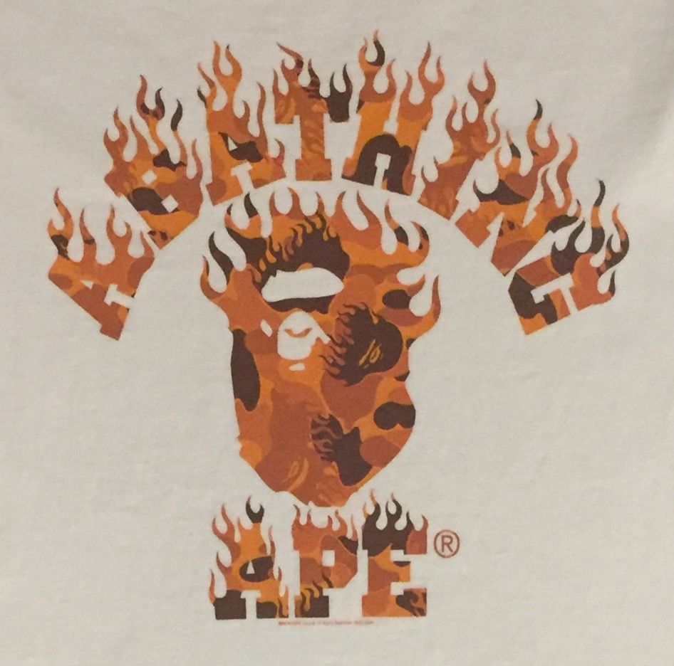 Bape Bape flame camo tee shirt Size XS / US 0-2 / IT 36-38 - 3 Thumbnail