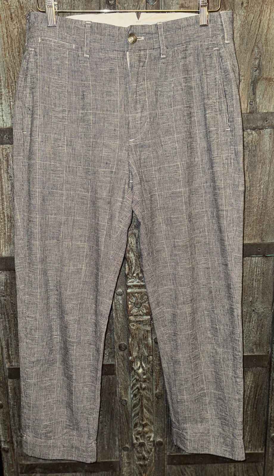 EG Andover Pant in Grey CL Glen Plaid
