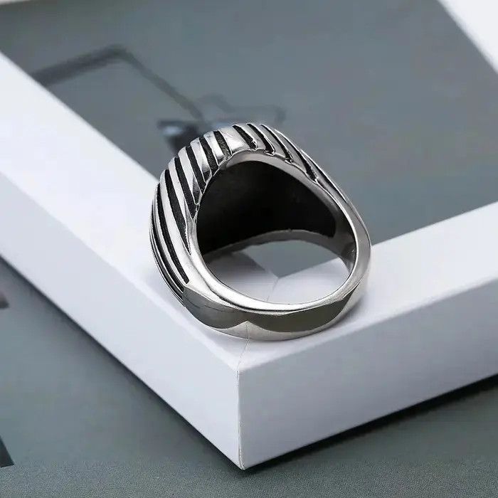 Jewelry Fashion Retro Men's Ring Size ONE SIZE - 2 Thumbnail