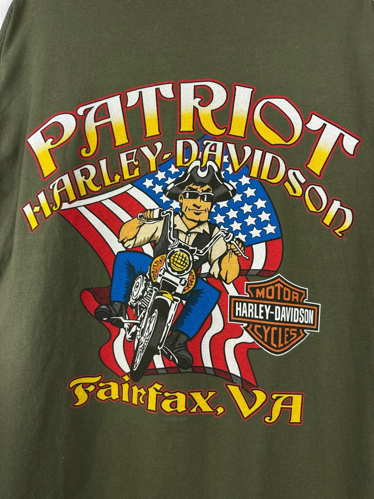 Harley Davidson Vintage Harley Davidson Patriot T-Shirt Size US XL / EU 56 / 4 - 7 Thumbnail