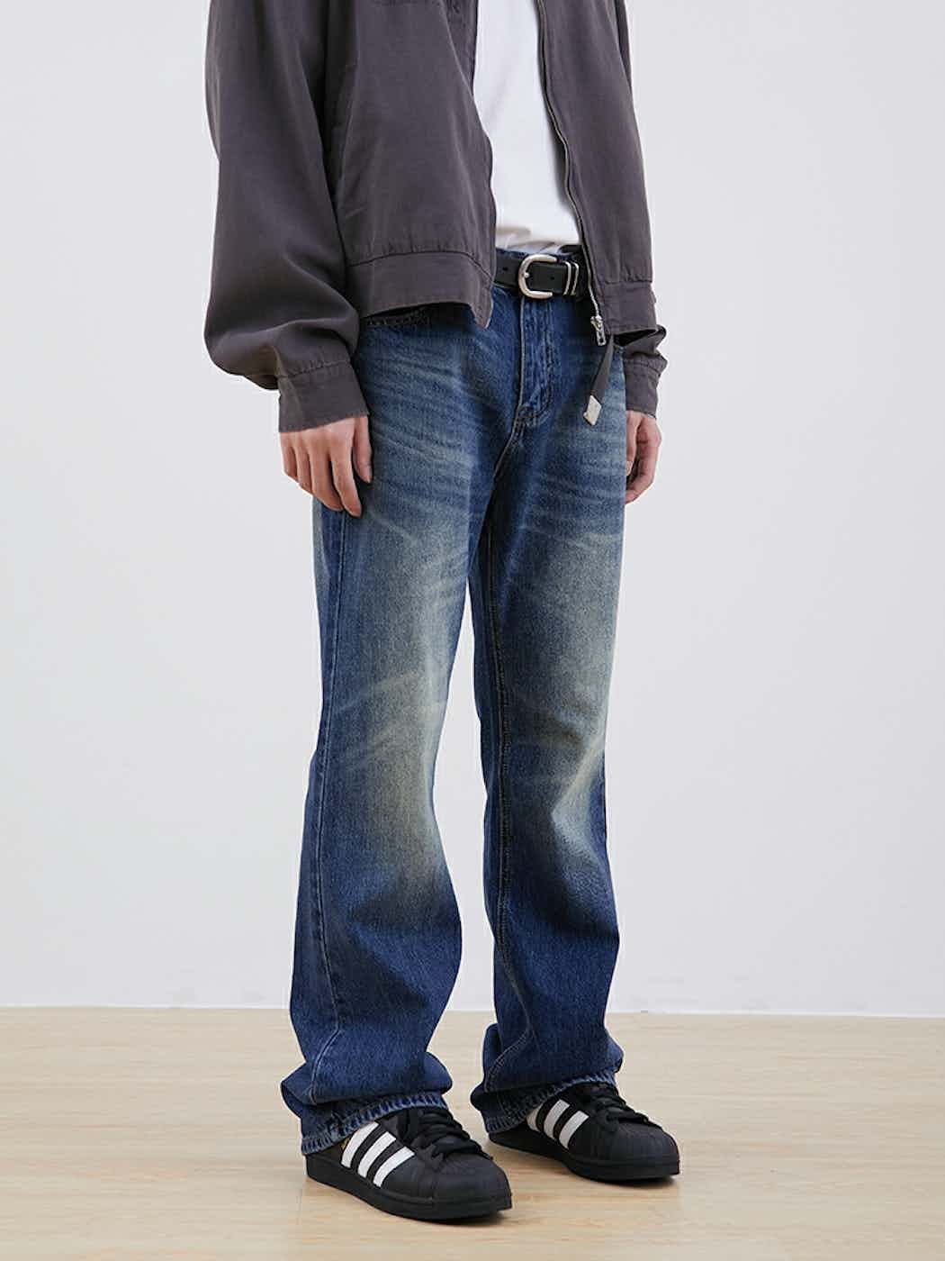 washed faded y2k yuppie skate hiphop jeans