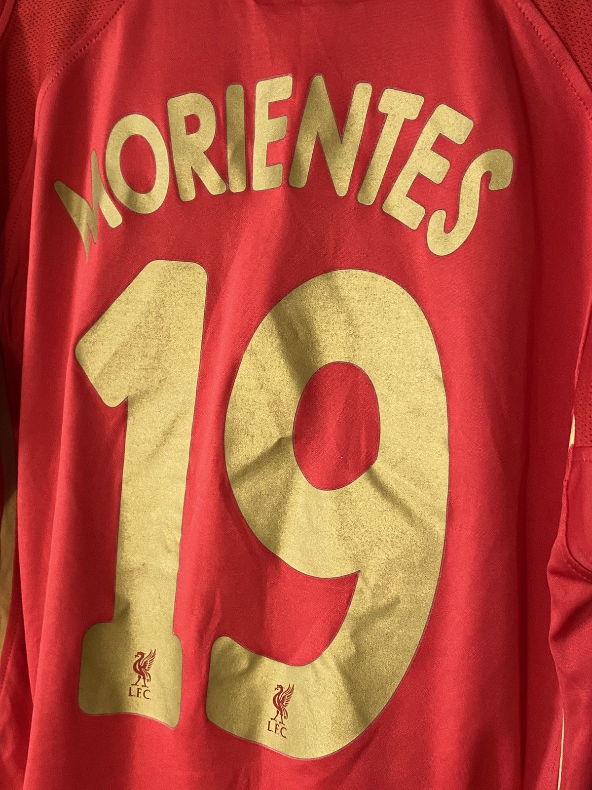 Reebok Liverpool Reebok 2005 Cup Soccer Jersey #19 Morientes shirt Size US XXL / EU 58 / 5 - 5 Thumbnail
