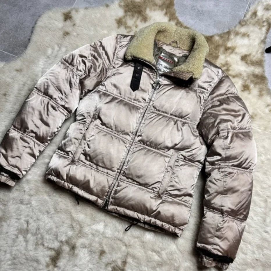 Prada Prada Fur Collar Puffer Jacket Size US S / EU 44-46 / 1 - 6 Thumbnail