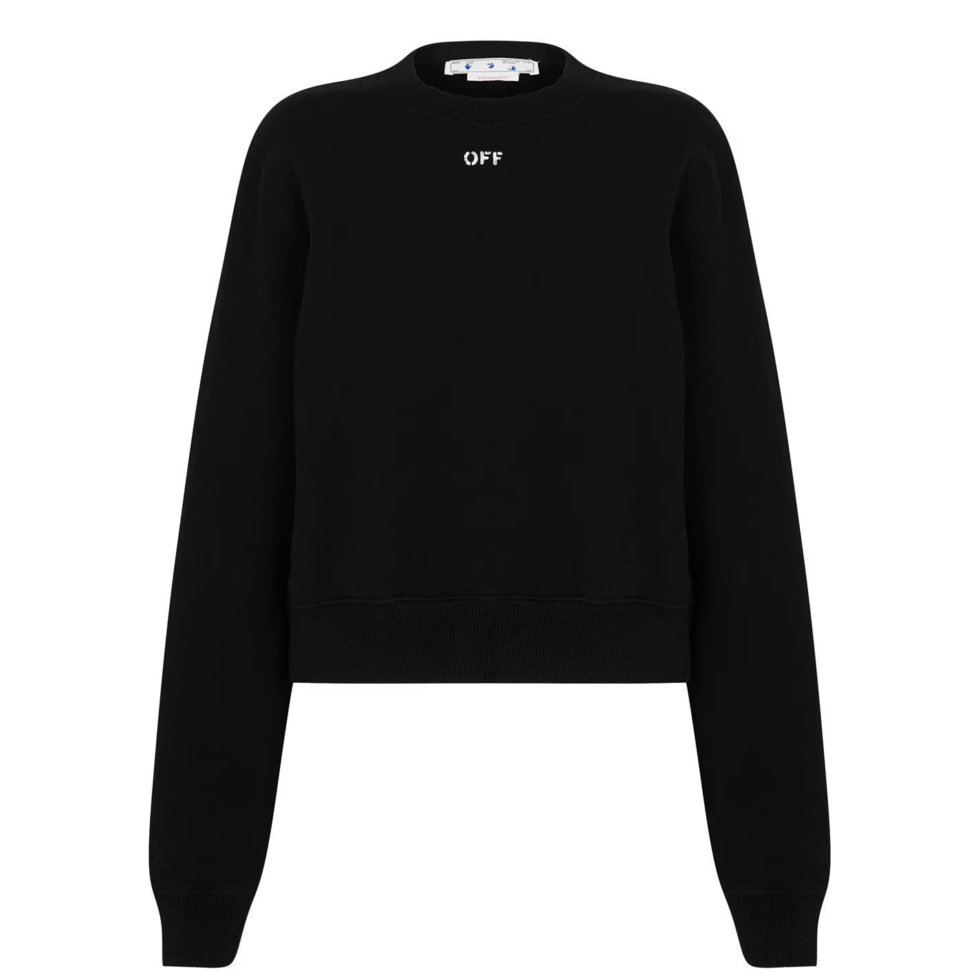o1g2r1mq1224 Stamp Sweatshirt in Black