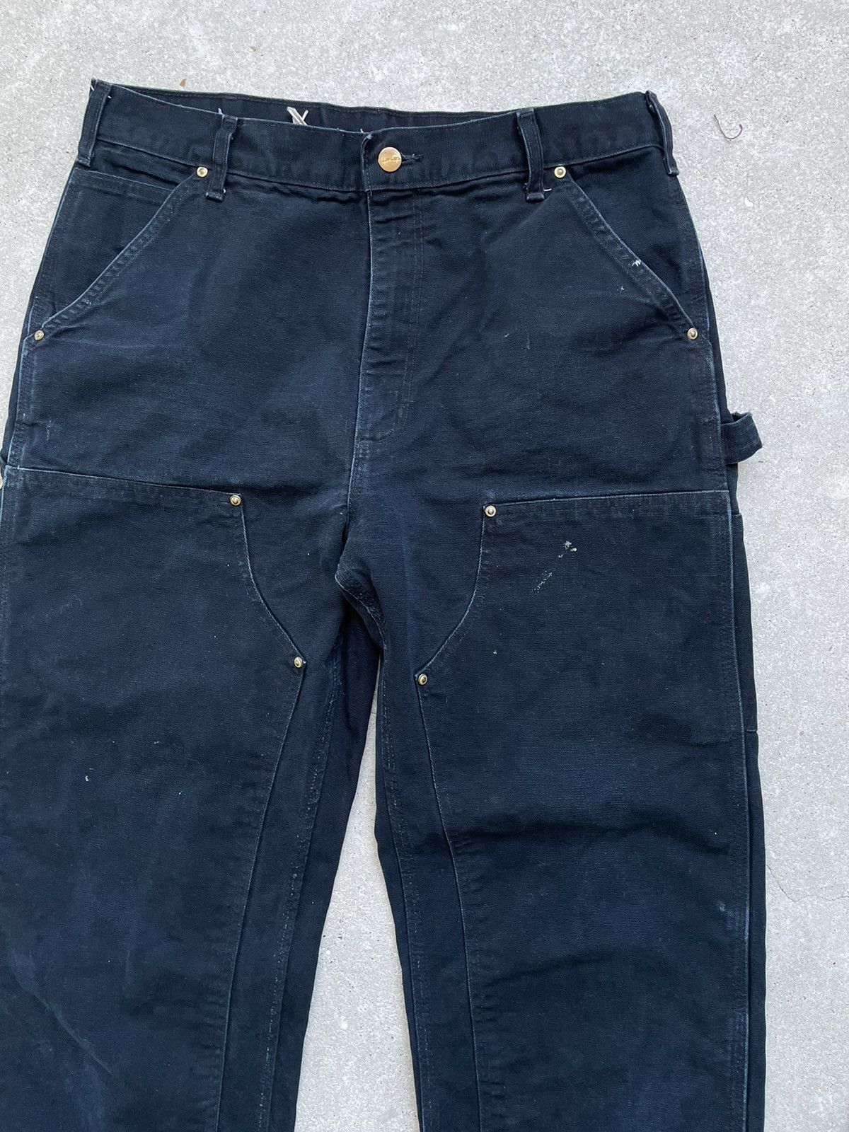 Carhartt Vintage Carhartt Double knee carpenter pants black worker Size US 36 / EU 52 - 12 Thumbnail