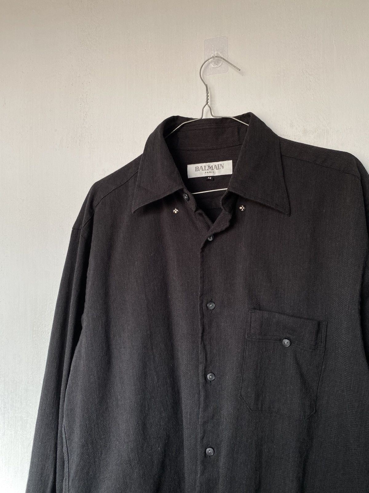 Balmain Vintage Balmain Classic Button Shirt Size US M / EU 48-50 / 2 - 2 Thumbnail