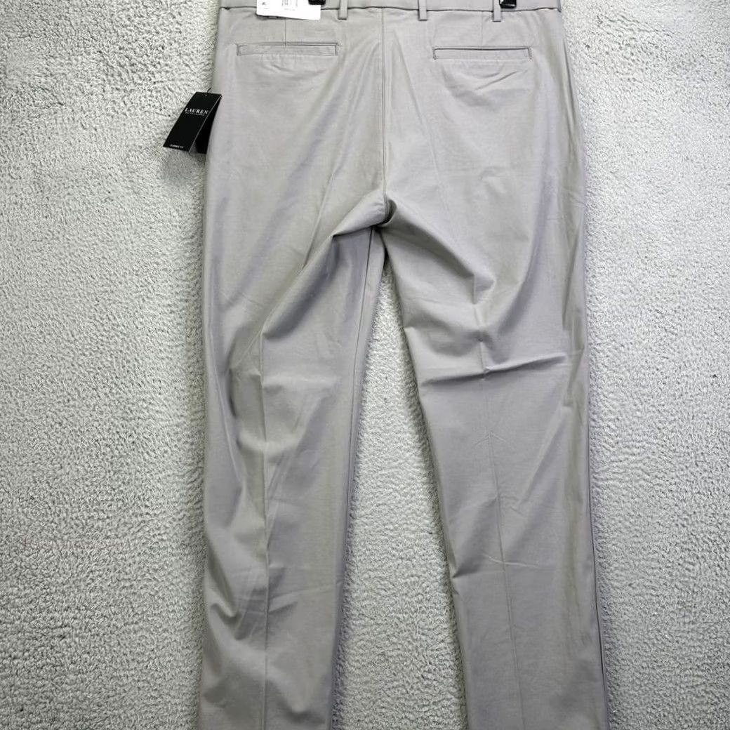Ralph Lauren Ralph Lauren Dress Pants Mens 36X32 Grey Classic Stretch NEW Size US 36 / EU 52 - 3 Thumbnail