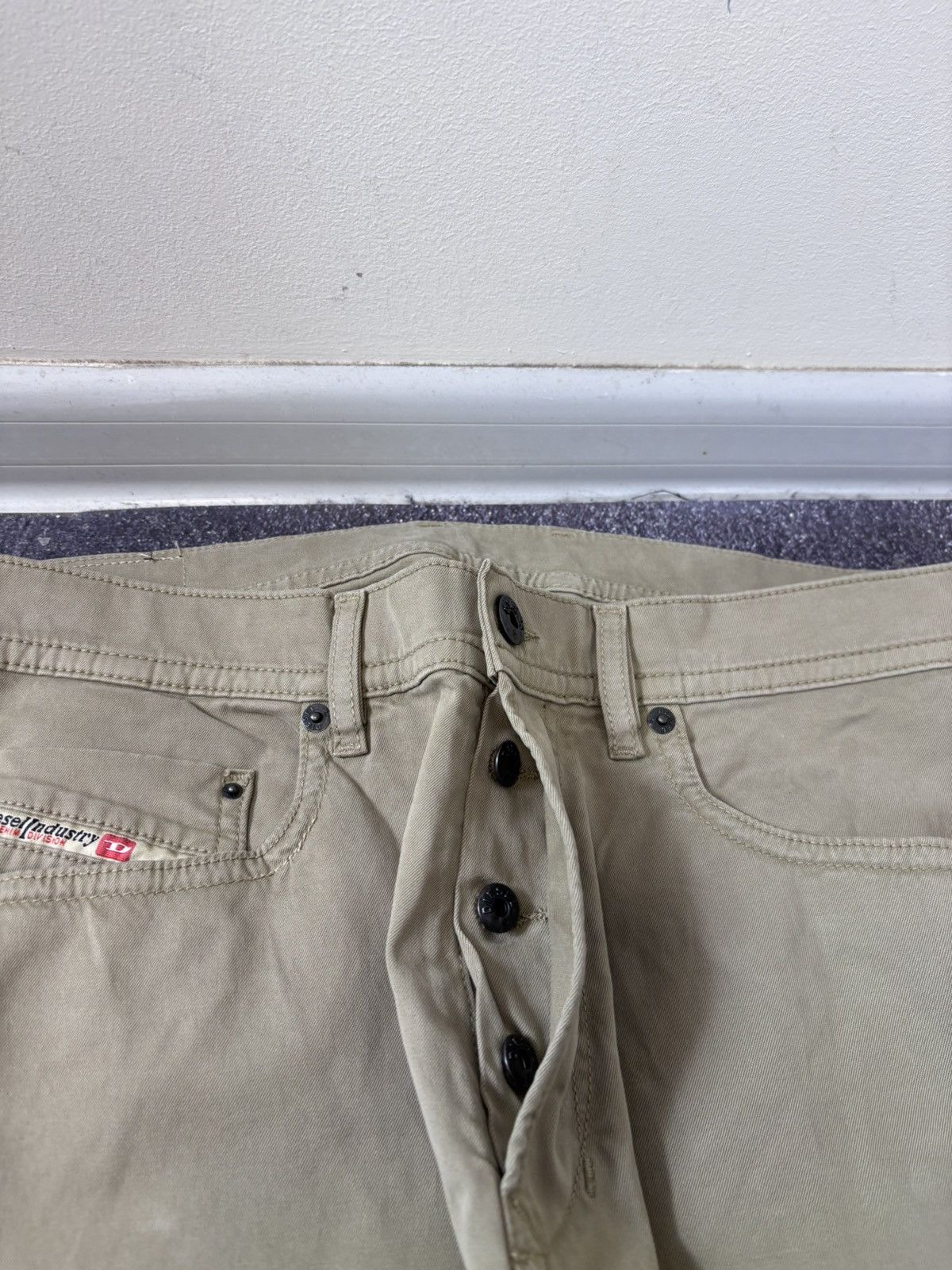 Diesel Diesel Tepphar NWT Men’s Beige Slim Fit Stretch Chino Pants Size US 30 / EU 46 - 11 Thumbnail